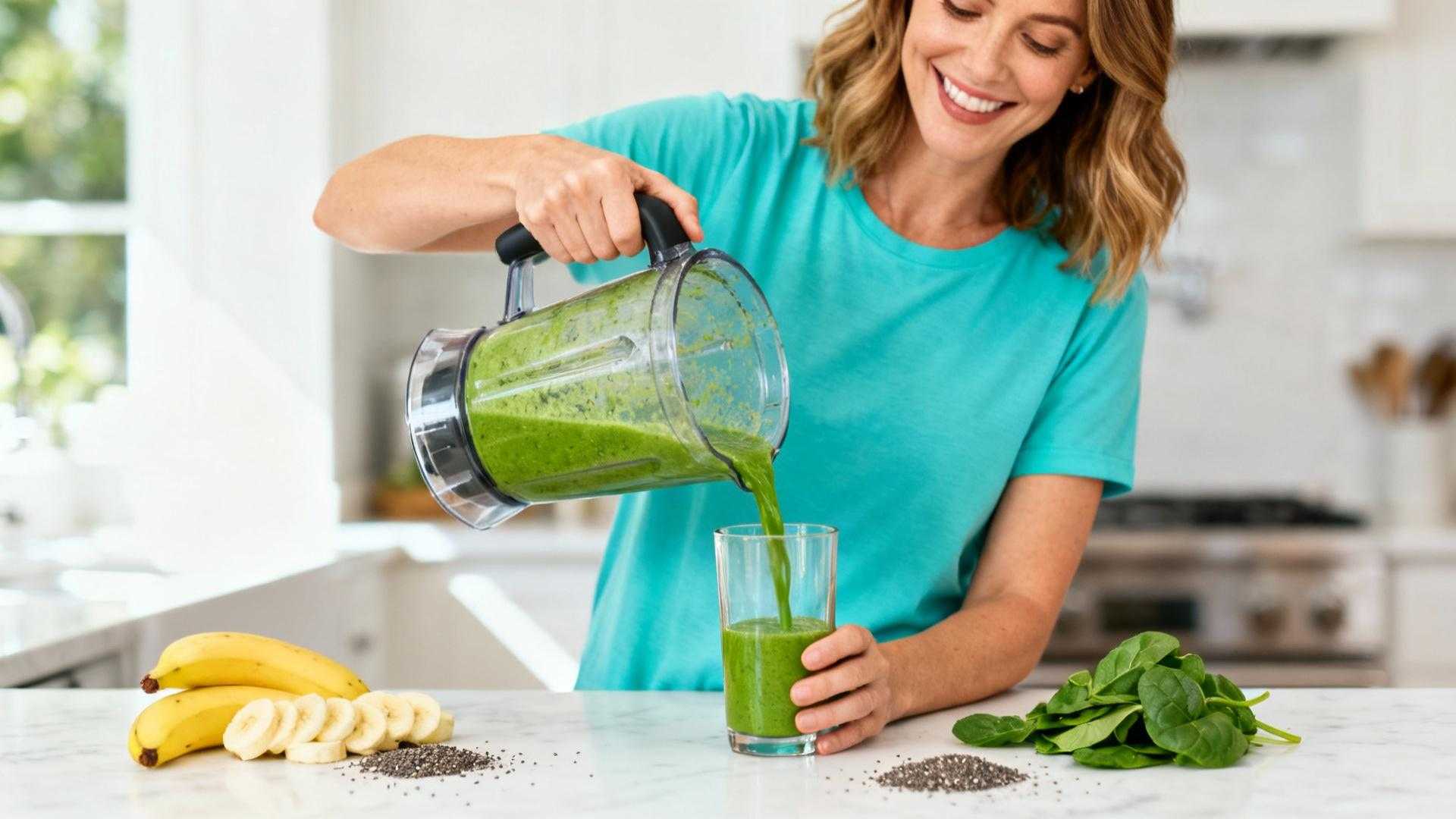Ce smoothie vert brûle les graisses plus vite que le café selon une nutritionniste
