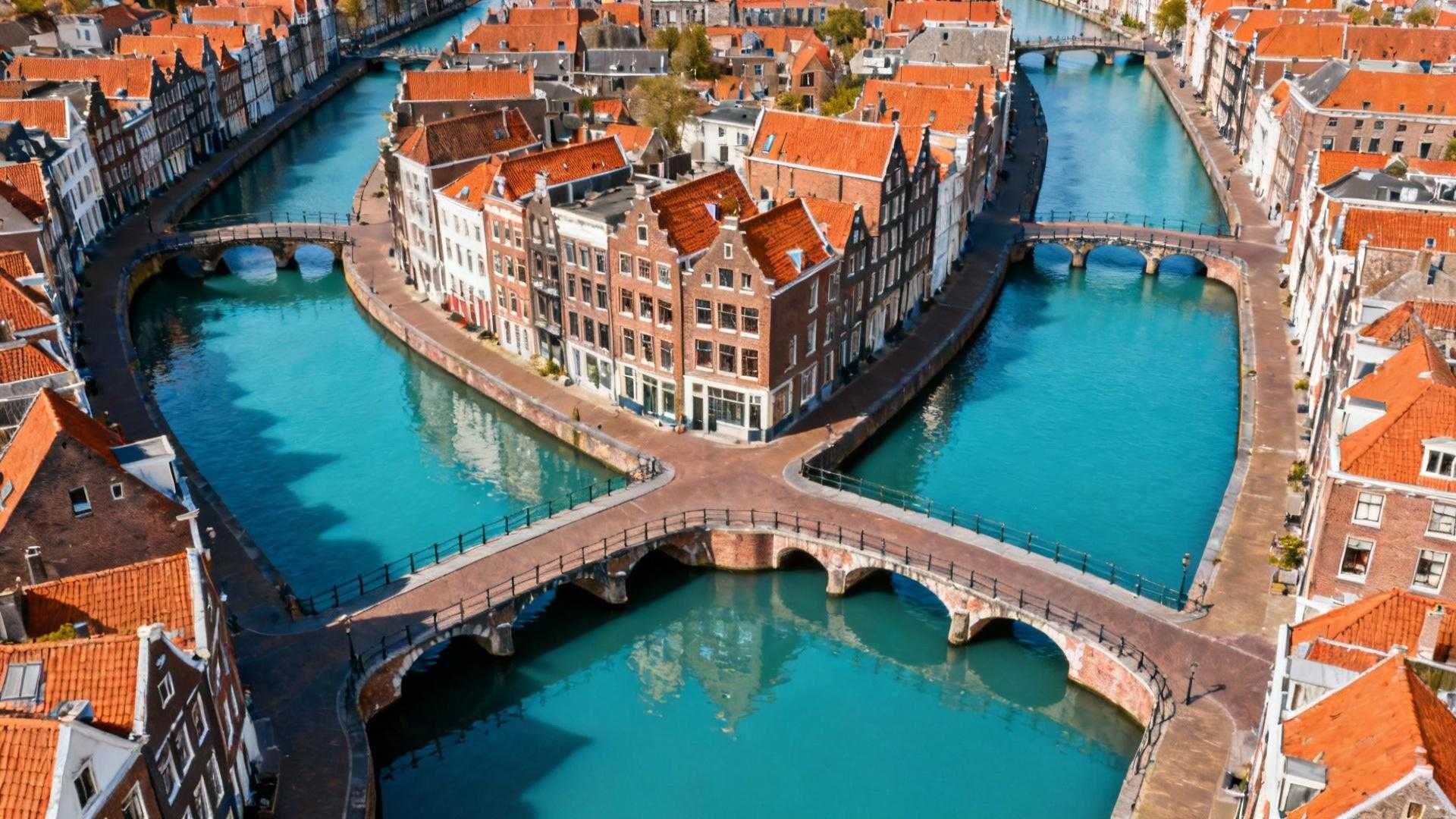 Ce port hollandais aligne 1753 ponts sur 100 km de canaux — 26% moins cher que Venise
