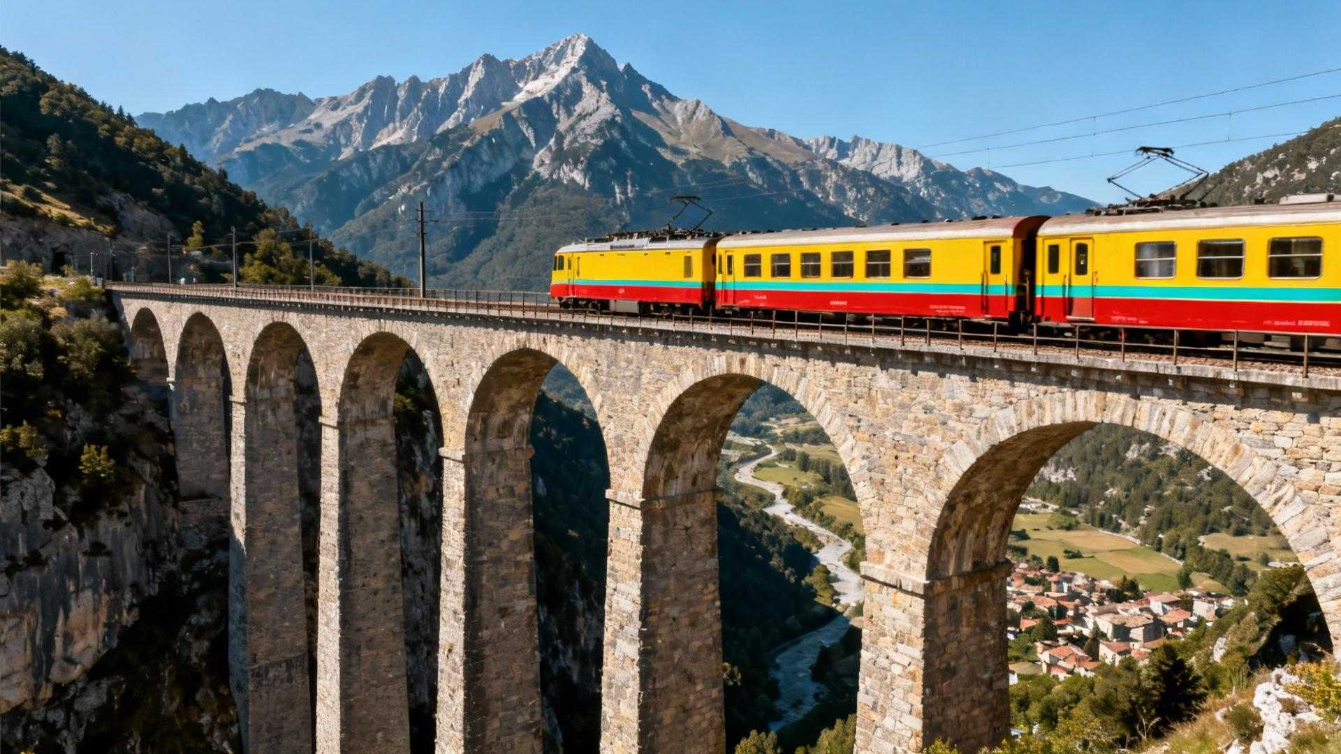 Ce train des Pyrénées fonctionne avec son propre barrage depuis 122 ans

