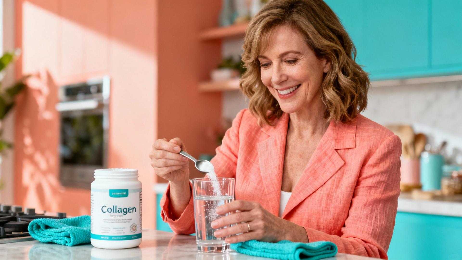 À 52 ans elle reconstruit ses genoux avec 5 grammes de collagène marin
