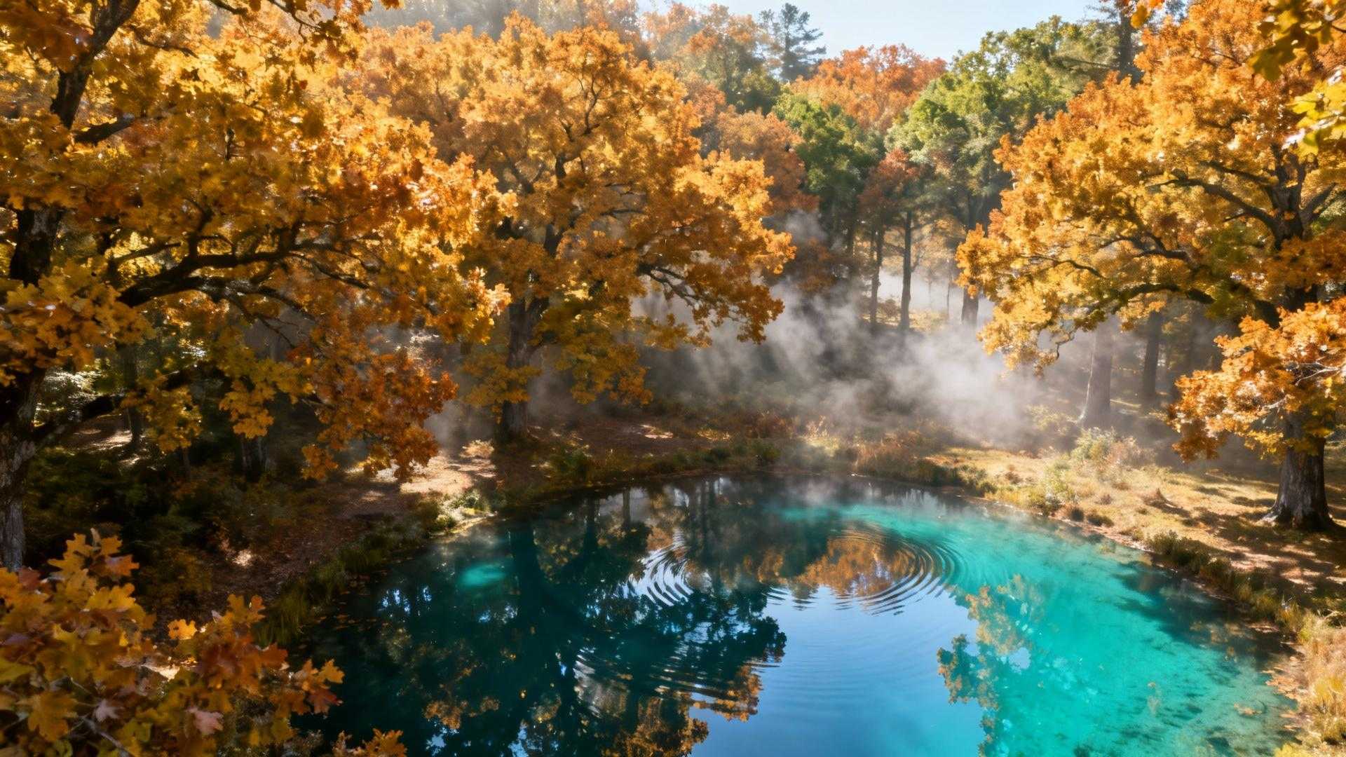 En Sologne, 5 000 km² de forêts deviennent dorés entre mi-octobre et novembre

