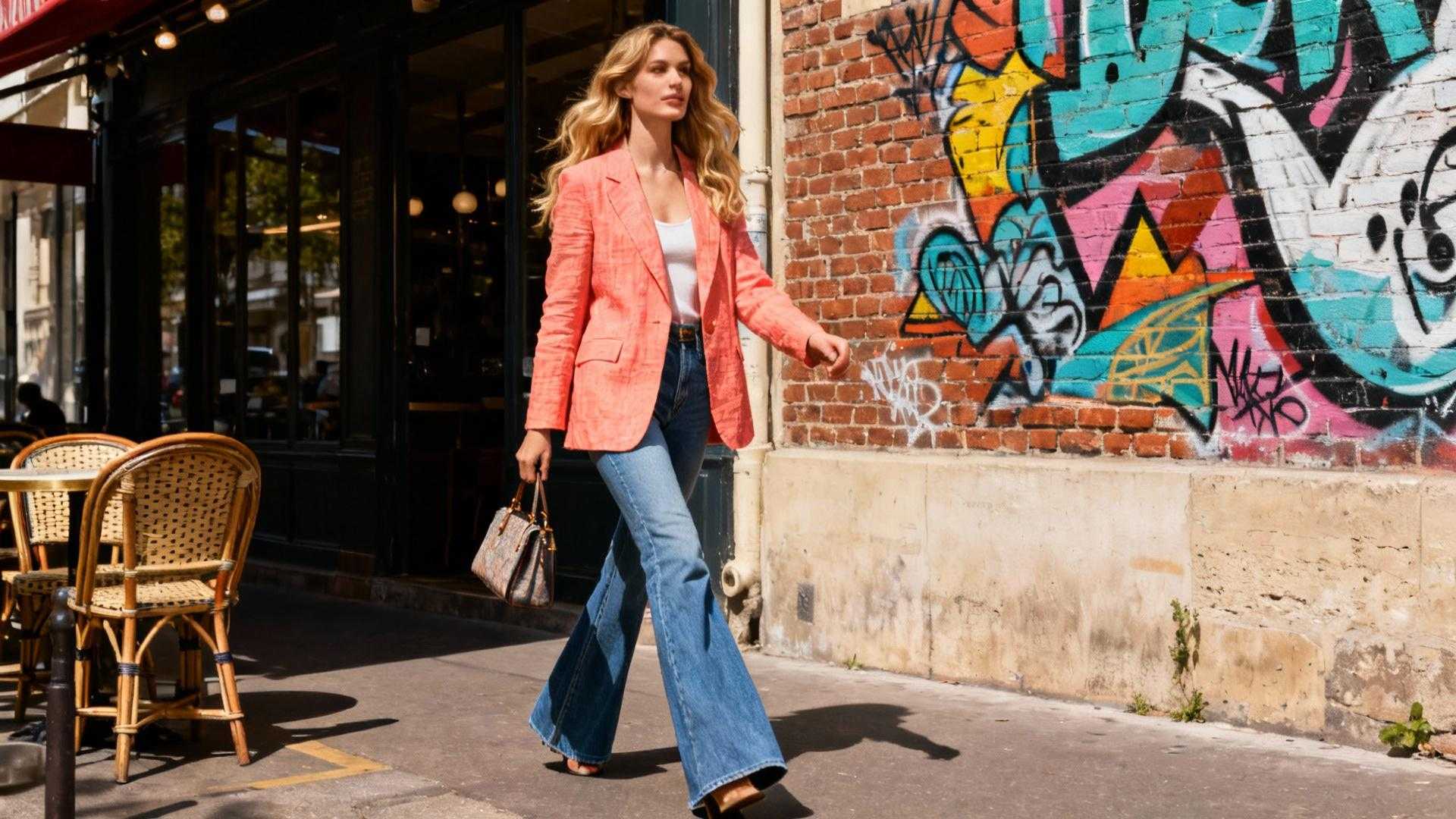 Ni skinny qui compresse ni wide leg qui élargit : ce jean allonge 4 silhouettes sur 5

