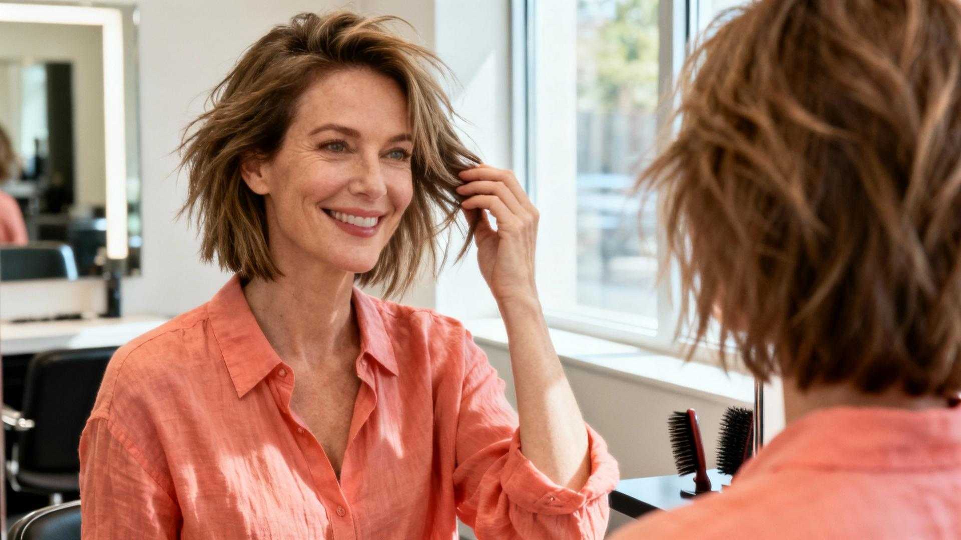 Ni bob strict ni cheveux plats : la wolf cut crée 38% de volume en 22 minutes

