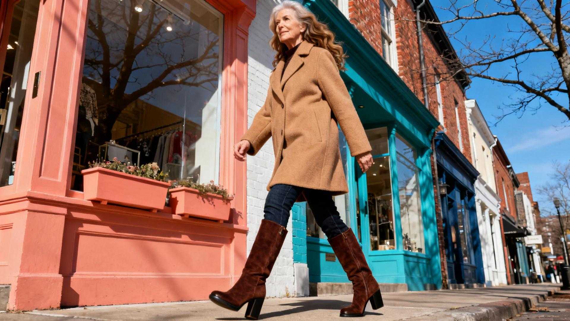 À 63 ans, cette botte mi-mollet affine la jambe sans effet mamie
