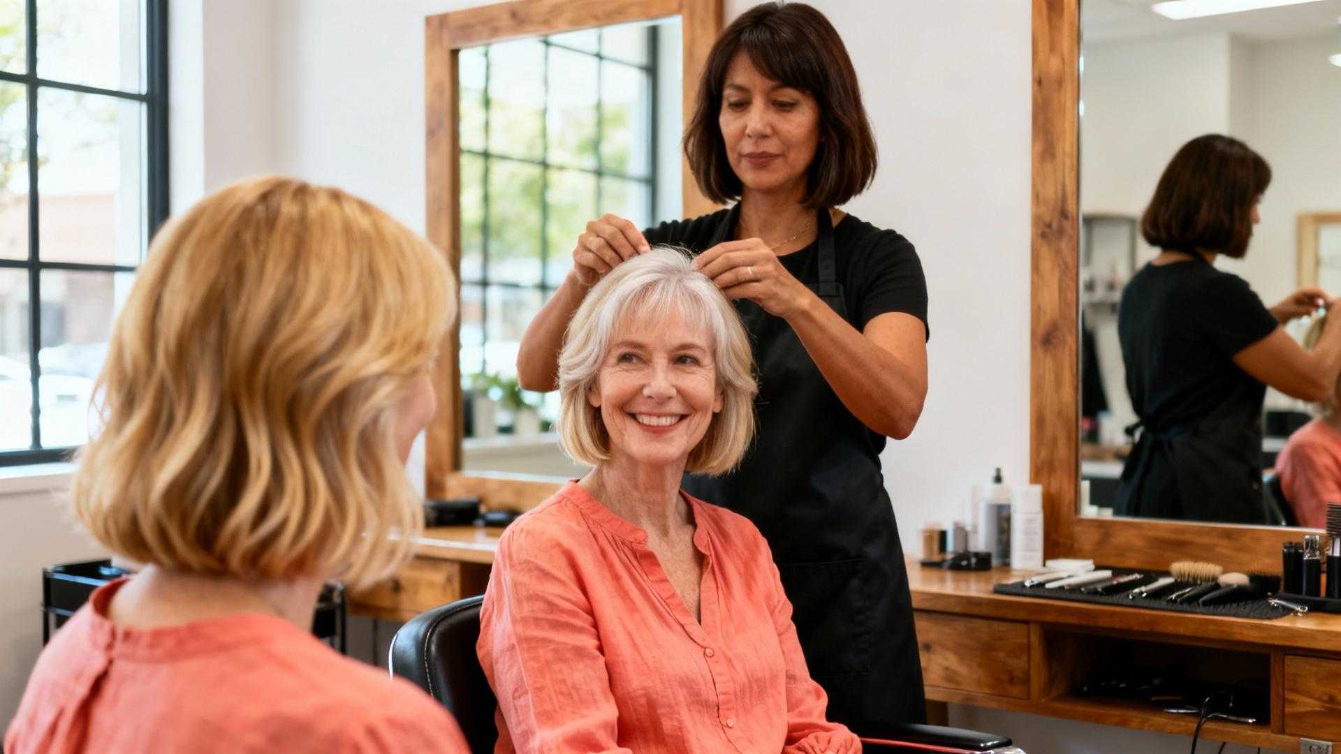 Coiffeuses parisiennes révèlent 3 techniques pixie long après 60 ans
