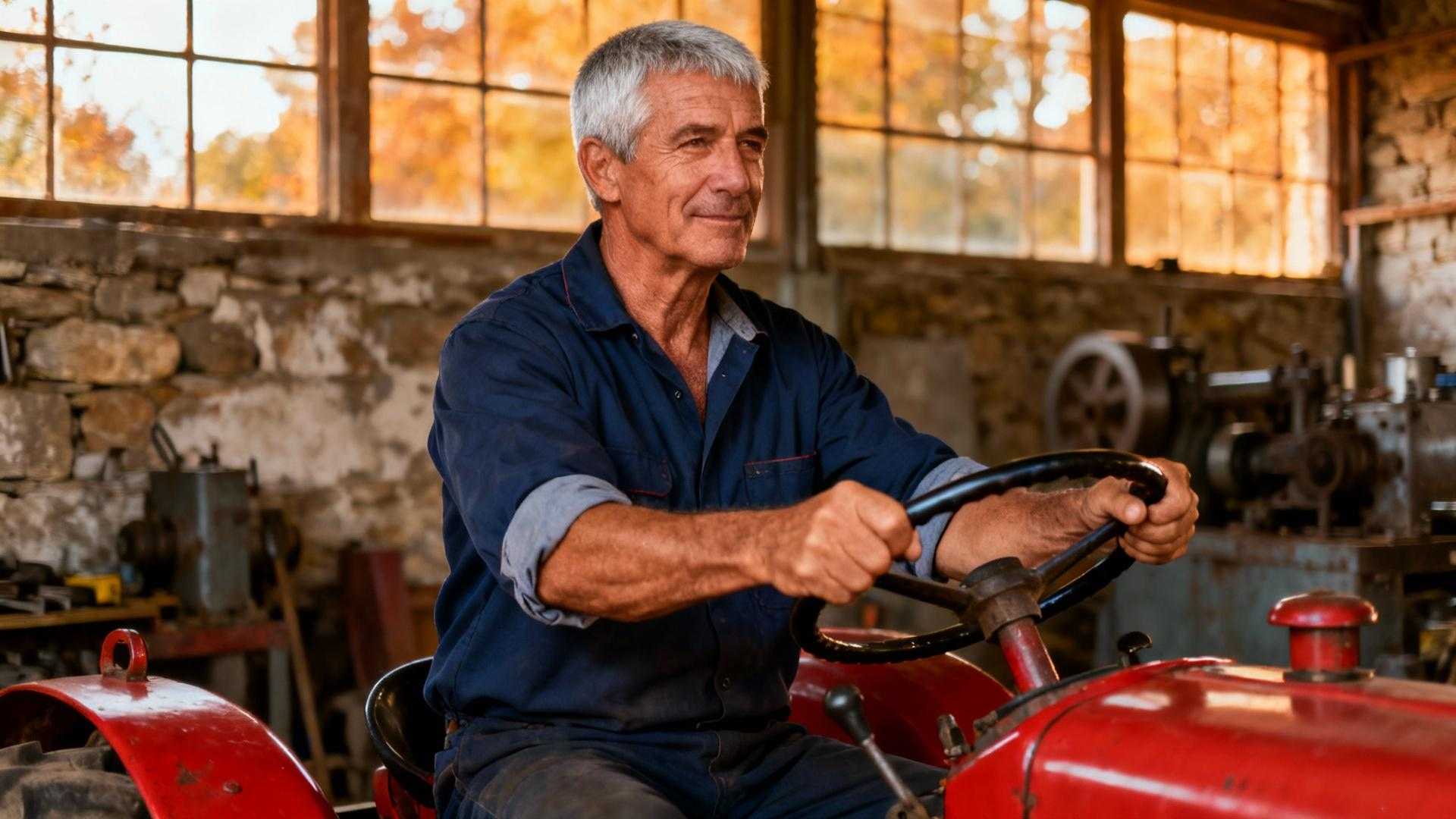 Ce village de 250 âmes possède le seul musée où les tracteurs rugissent encore