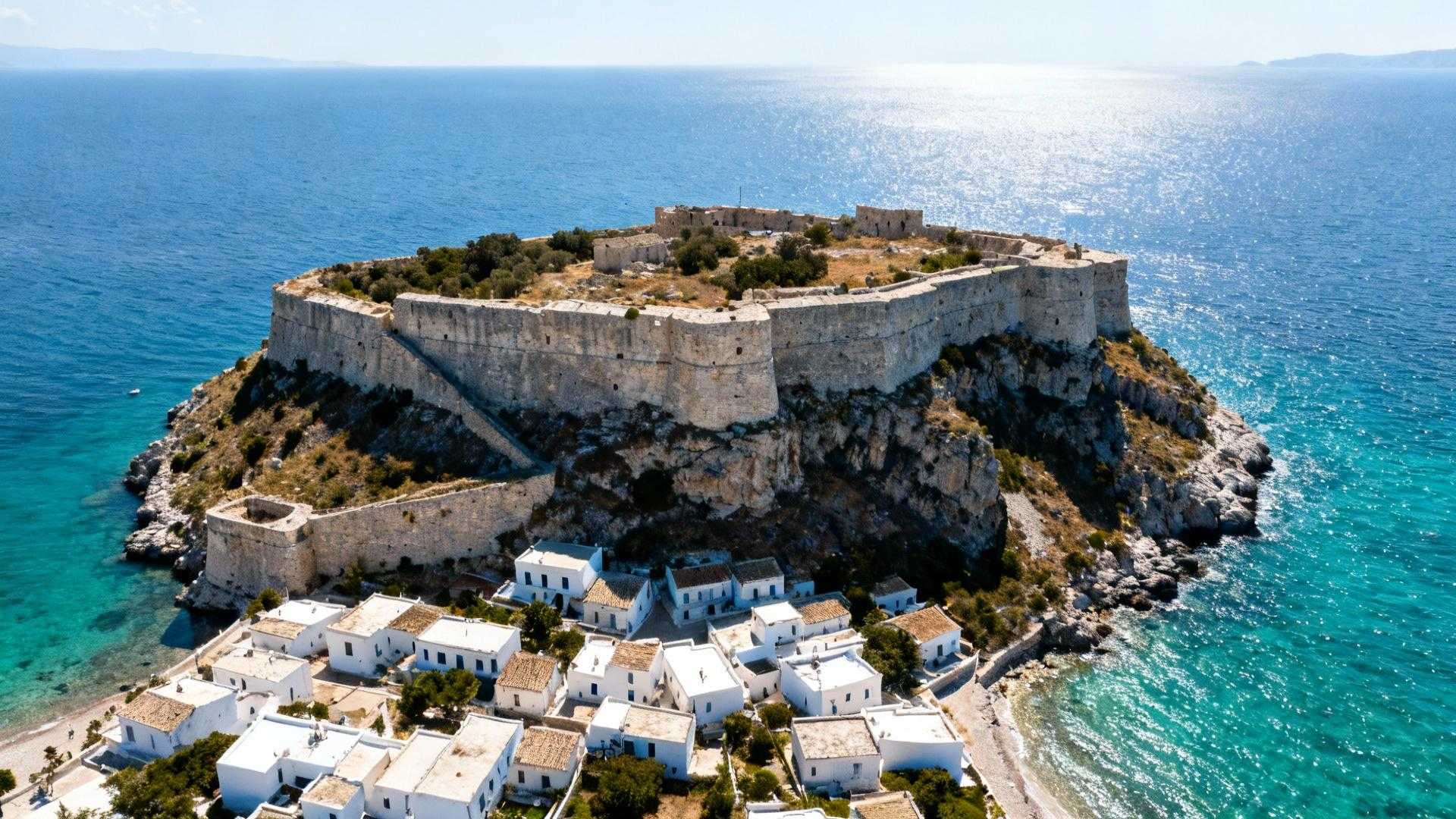 Ce village de 88 habitants cache le 3e plus grand château vénitien de Grèce