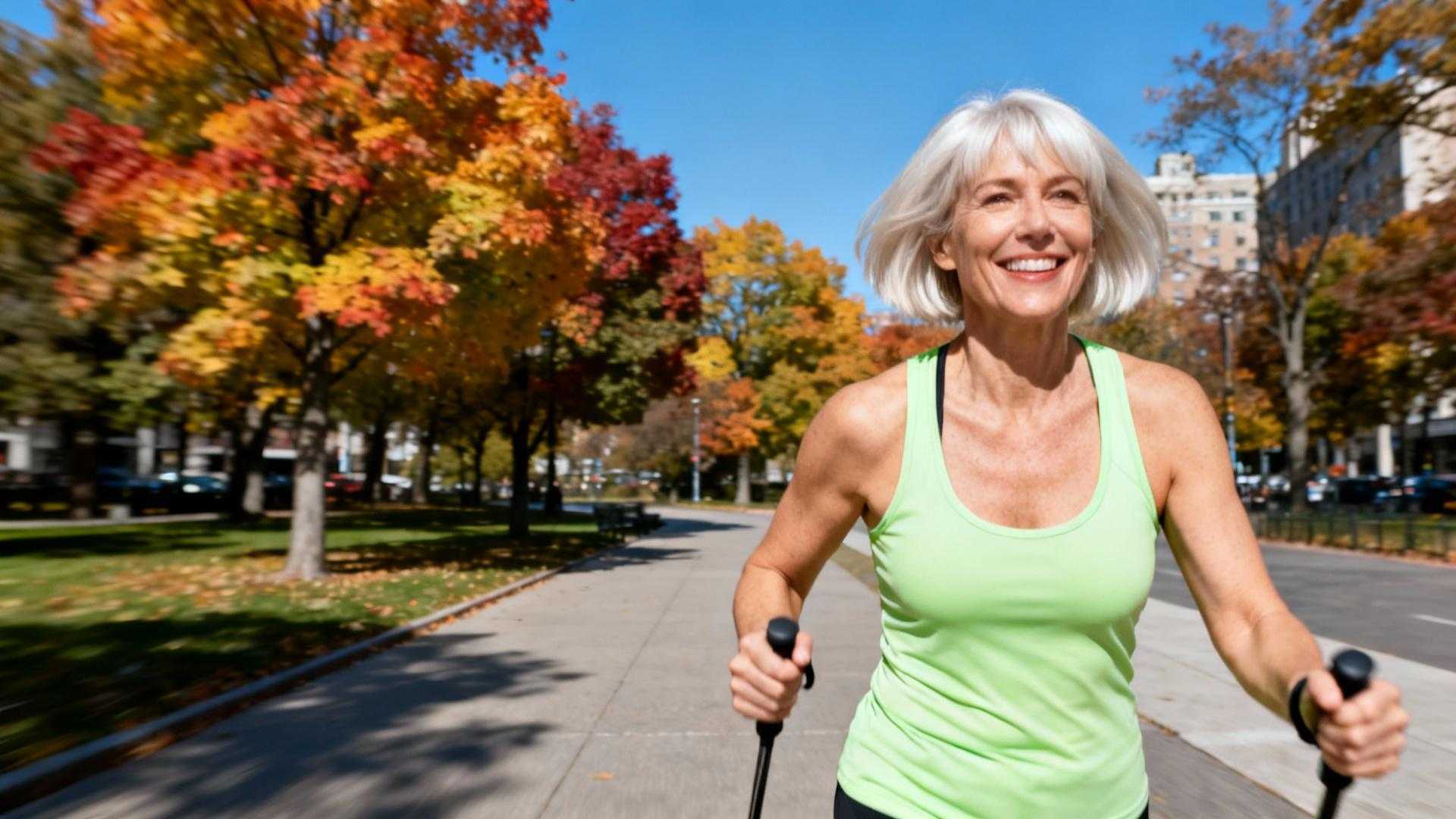 Marche nordique : 400 calories de plus par heure sans détruire vos genoux