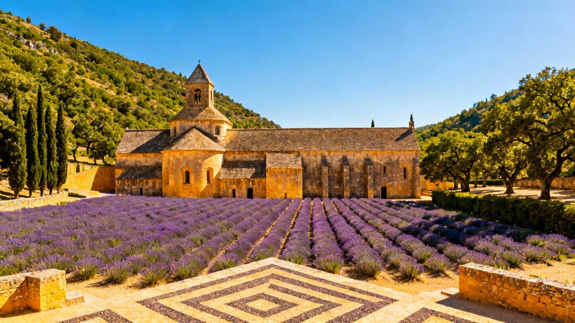 Cette abbaye provençale de 877 ans cache 6 moines et 3,5 hectares de lavande que les autres ont perdus
