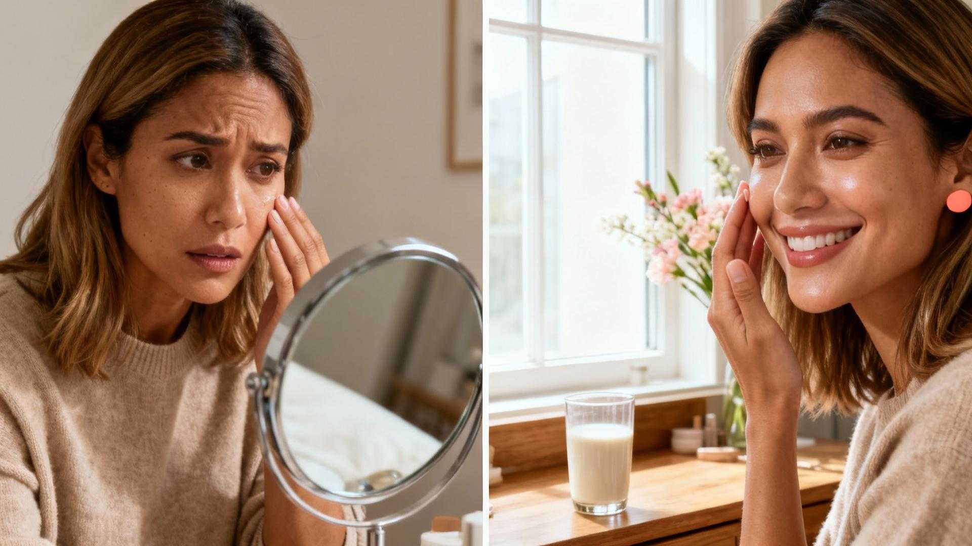 J'ai remplacé le lait par des amandes : ma peau est plus nette en 4 semaines