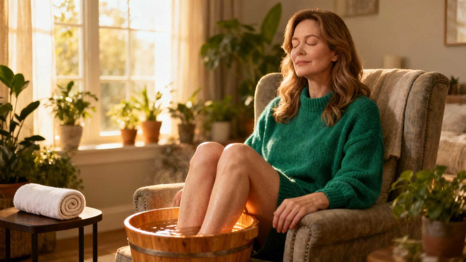 Ce bain de pieds maison relance 3 circuits que votre corps a oubliés
