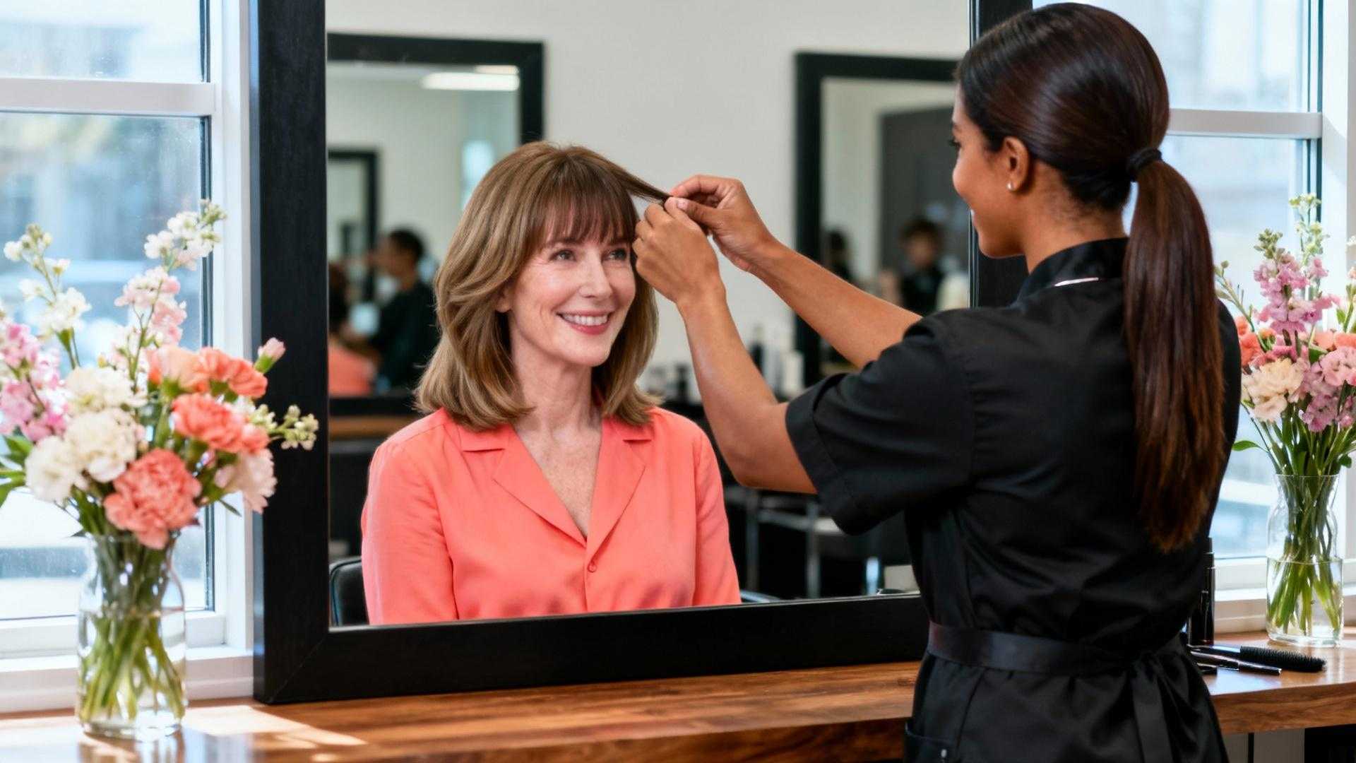 3 experts coiffeurs révèlent la distance exacte pour masquer la calvitie frontale
