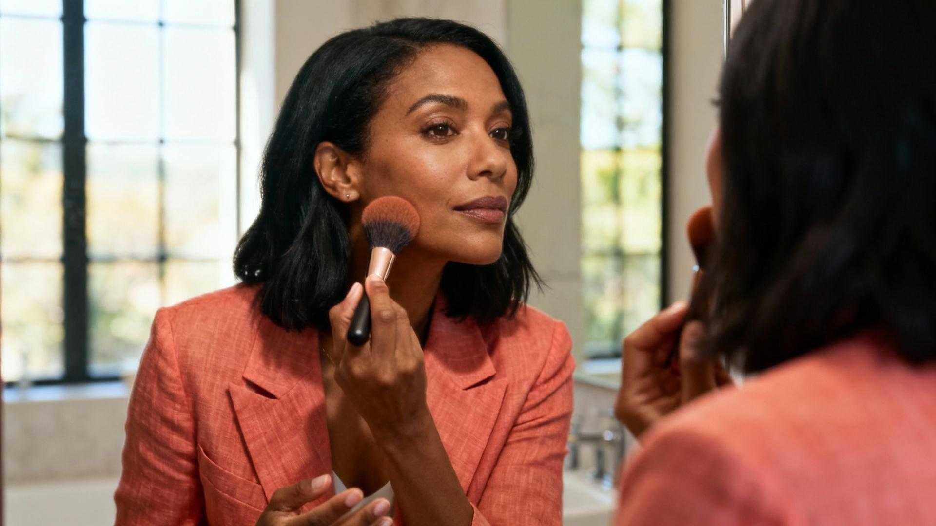 Cette argile blanche cachée dans la teinte 163 sculpte les peaux mates

