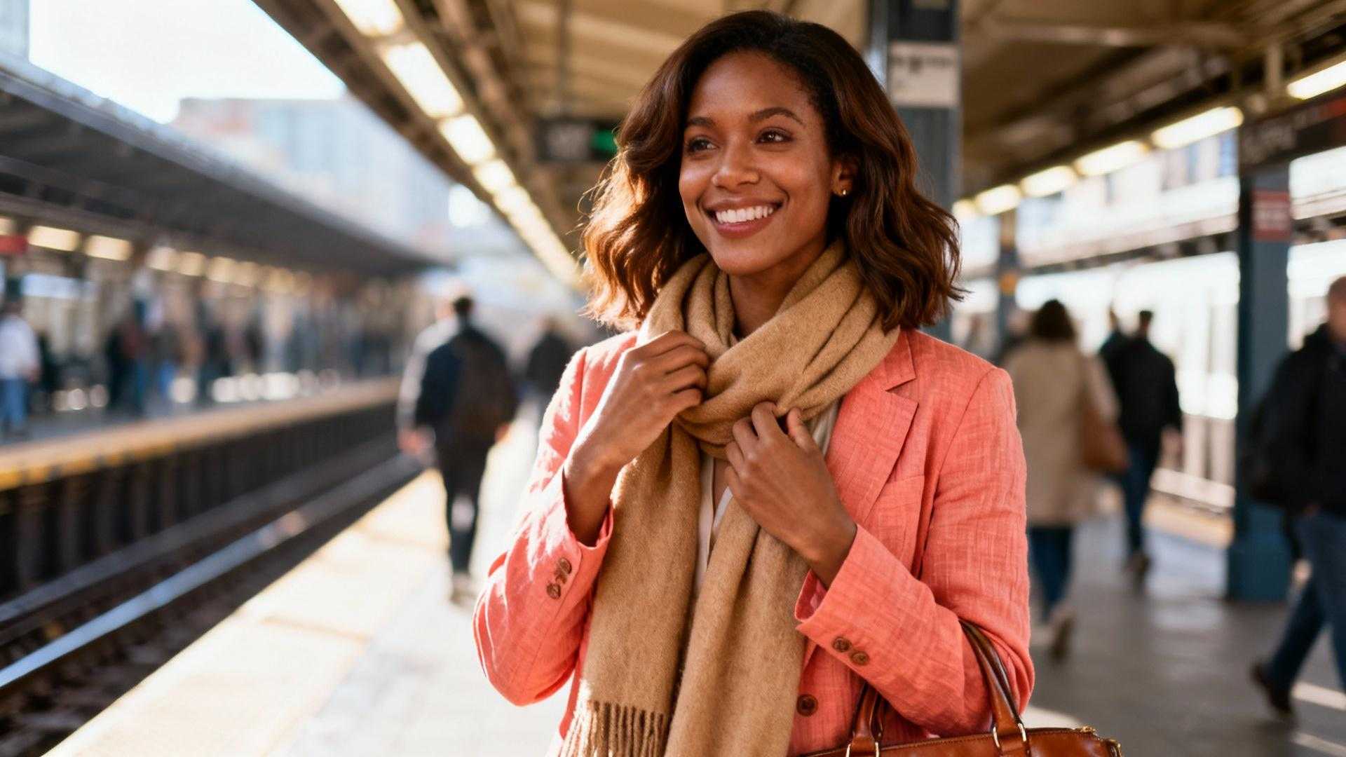 Cette écharpe de 450g remplace votre manteau et libère vos mouvements
