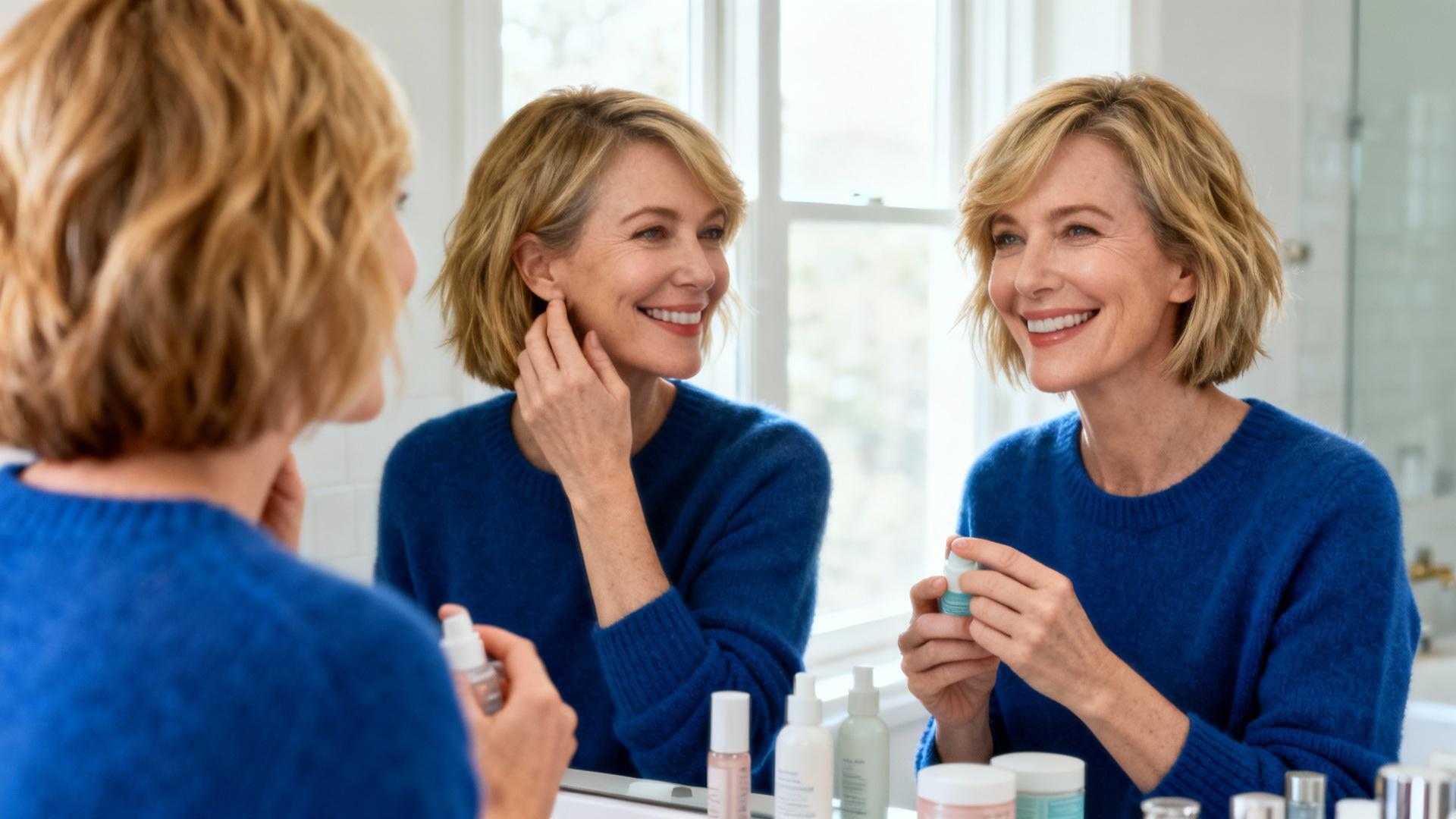 À 54 ans, cette coupe rock remplace 20 minutes de brushing par 5 gestes
