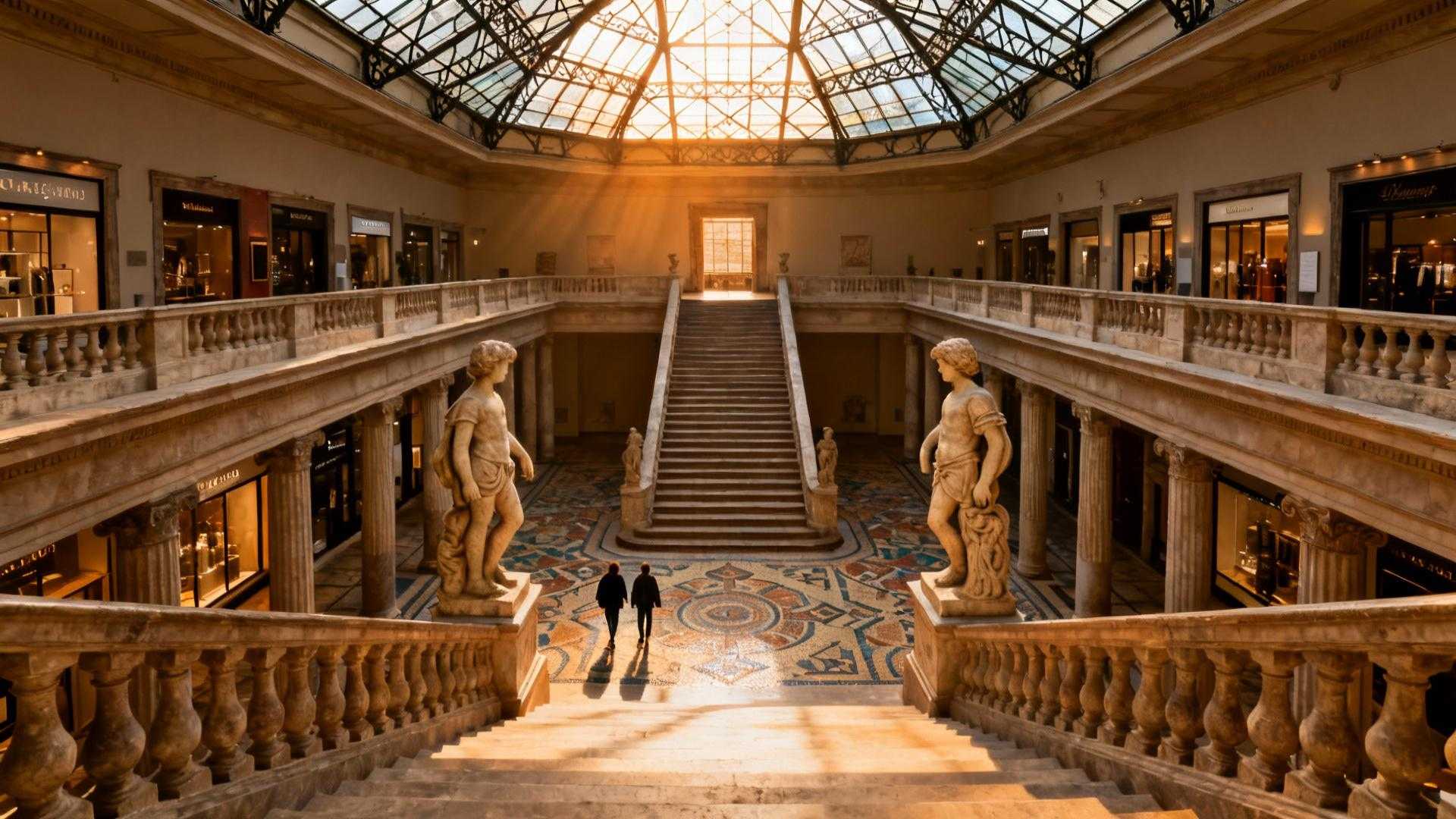 Ce passage de 53 mètres cache un dénivelé que les galeries parisiennes ignorent
