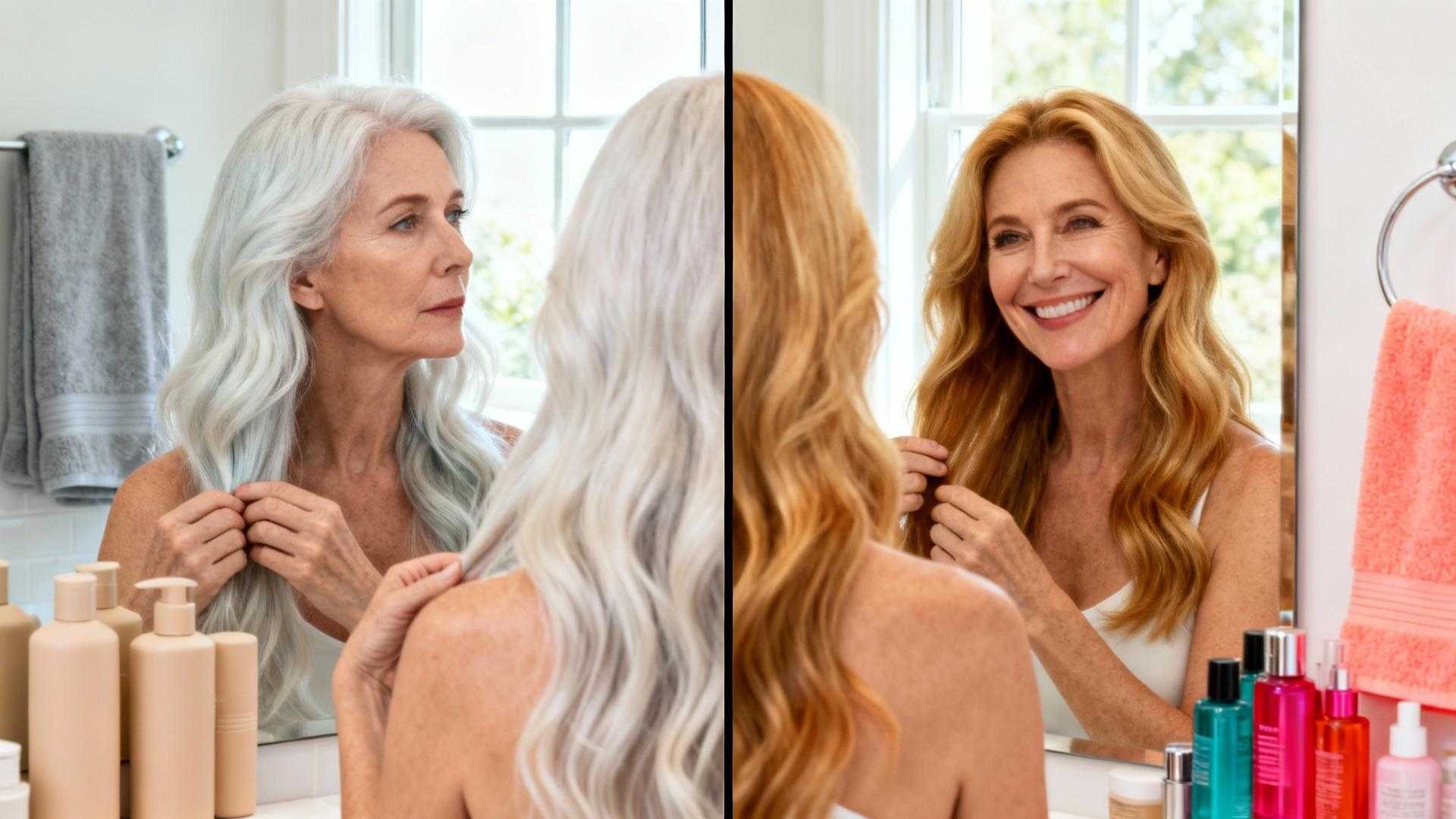 À 58 ans elle paraît 38 grâce à ce blond qui remplace le platine glacé
