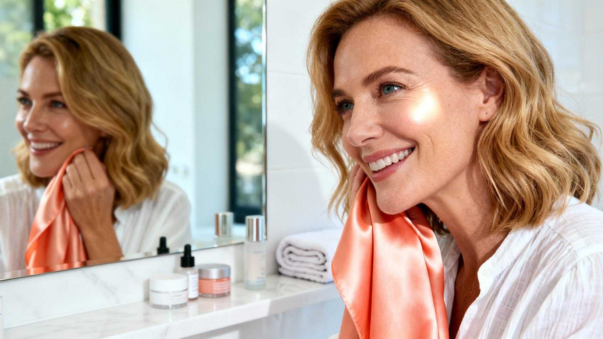 Un foulard à 54 € remplace 6 mois de sérum illuminateur et transforme votre teint en 12 secondes
