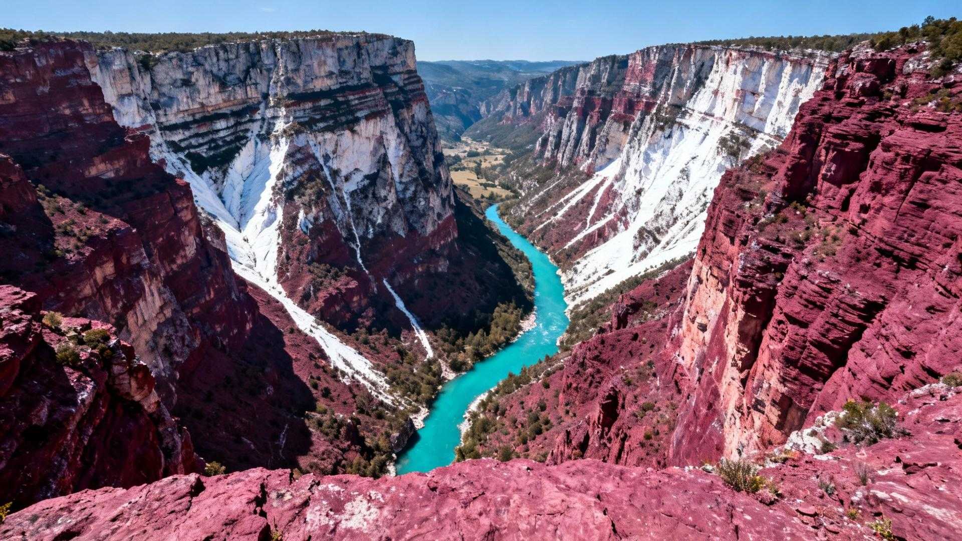 À 300 mètres de hauteur, ces gorges rouges cachent 9 minéraux introuvables ailleurs
