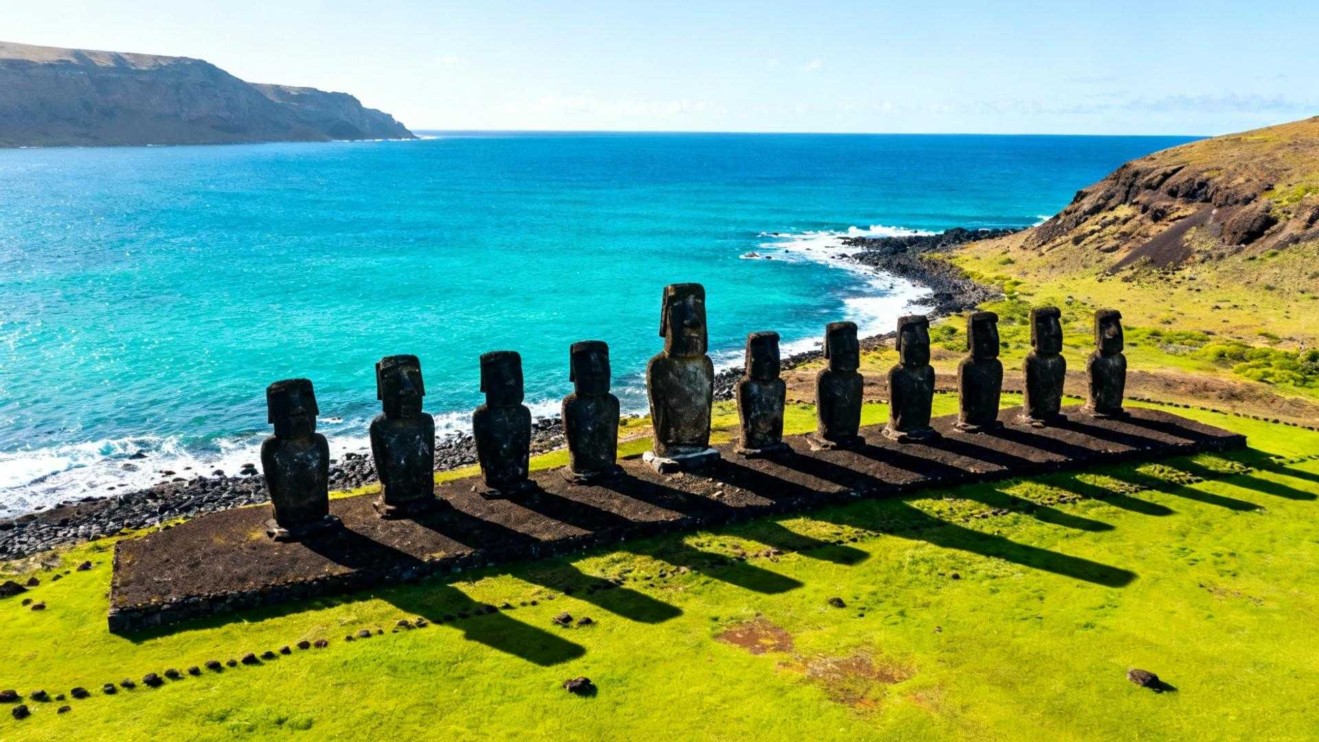 887 statues de basalte noir surveillent cette île depuis 15 siècles
