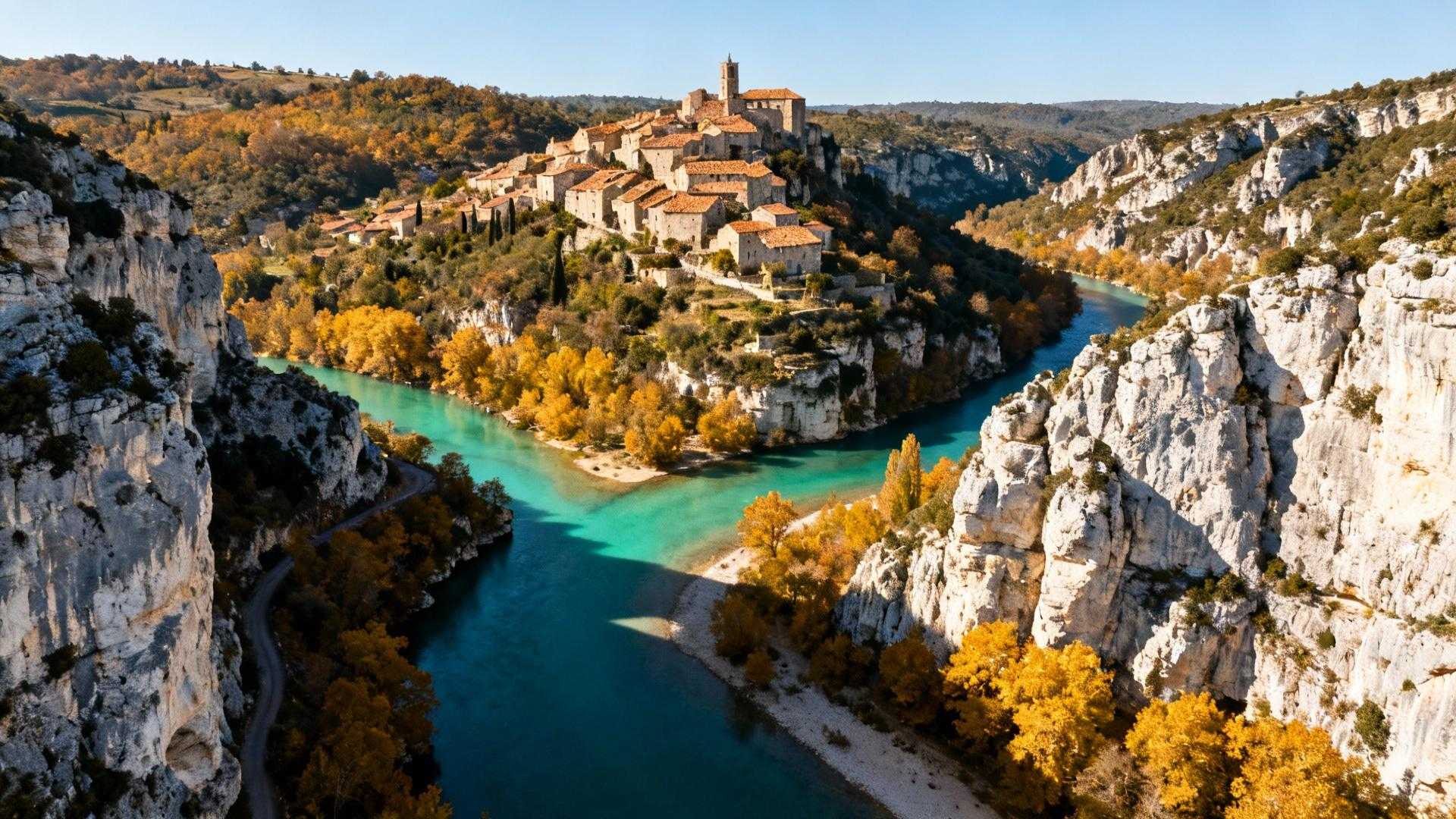 Deux mille ans d'histoire sculptés sur 135 km : ce fleuve de l'Hérault cache 65 églises
