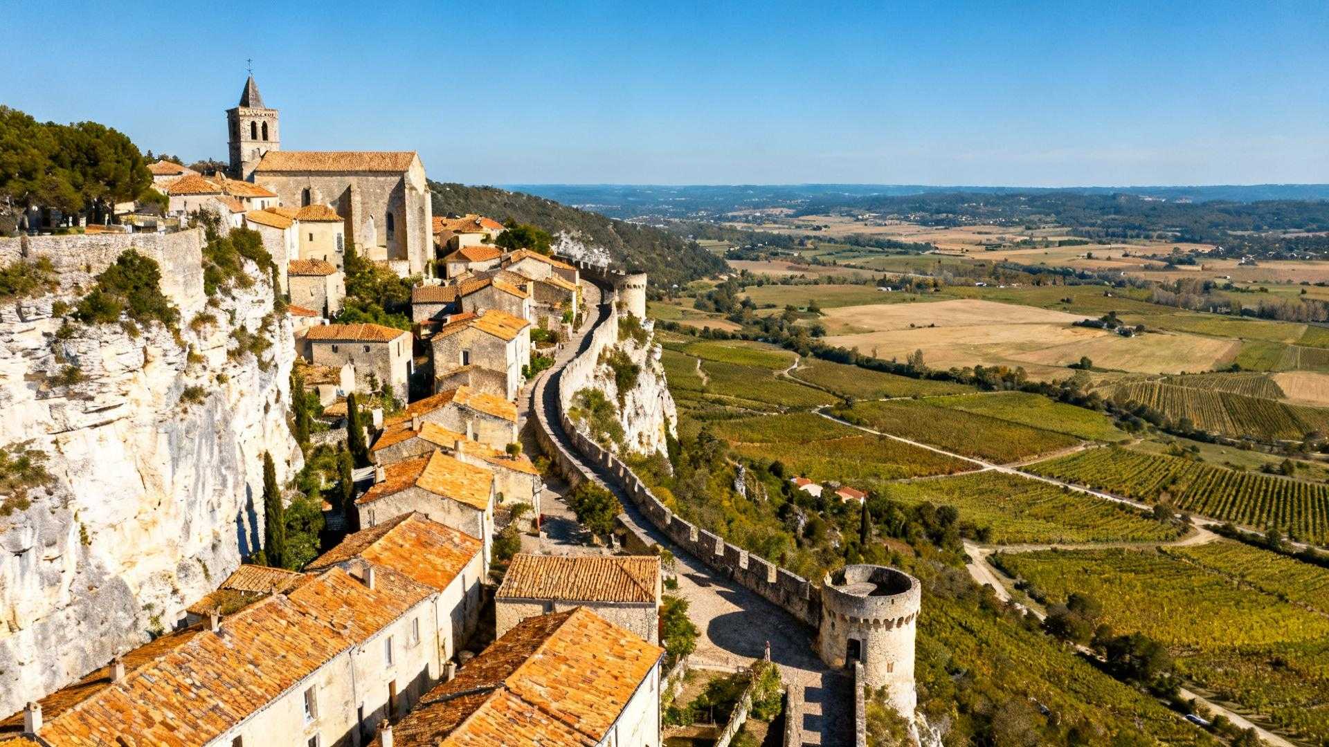 À 111 mètres d'altitude, cette bastide de 1 668 habitants cache 1 800 mètres de remparts

