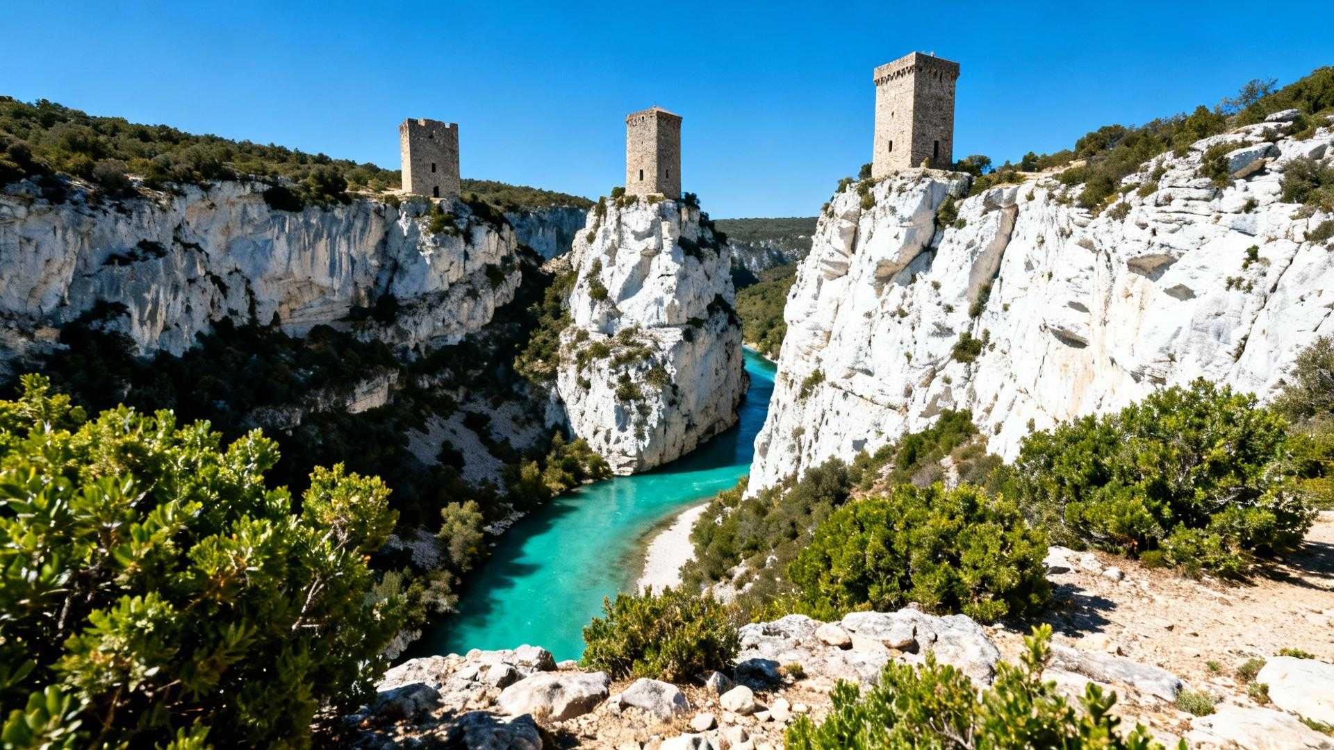 Ce village de 212 habitants cache 3 tours médiévales et 5 monuments classés dans 1 946 hectares de réserve naturelle

