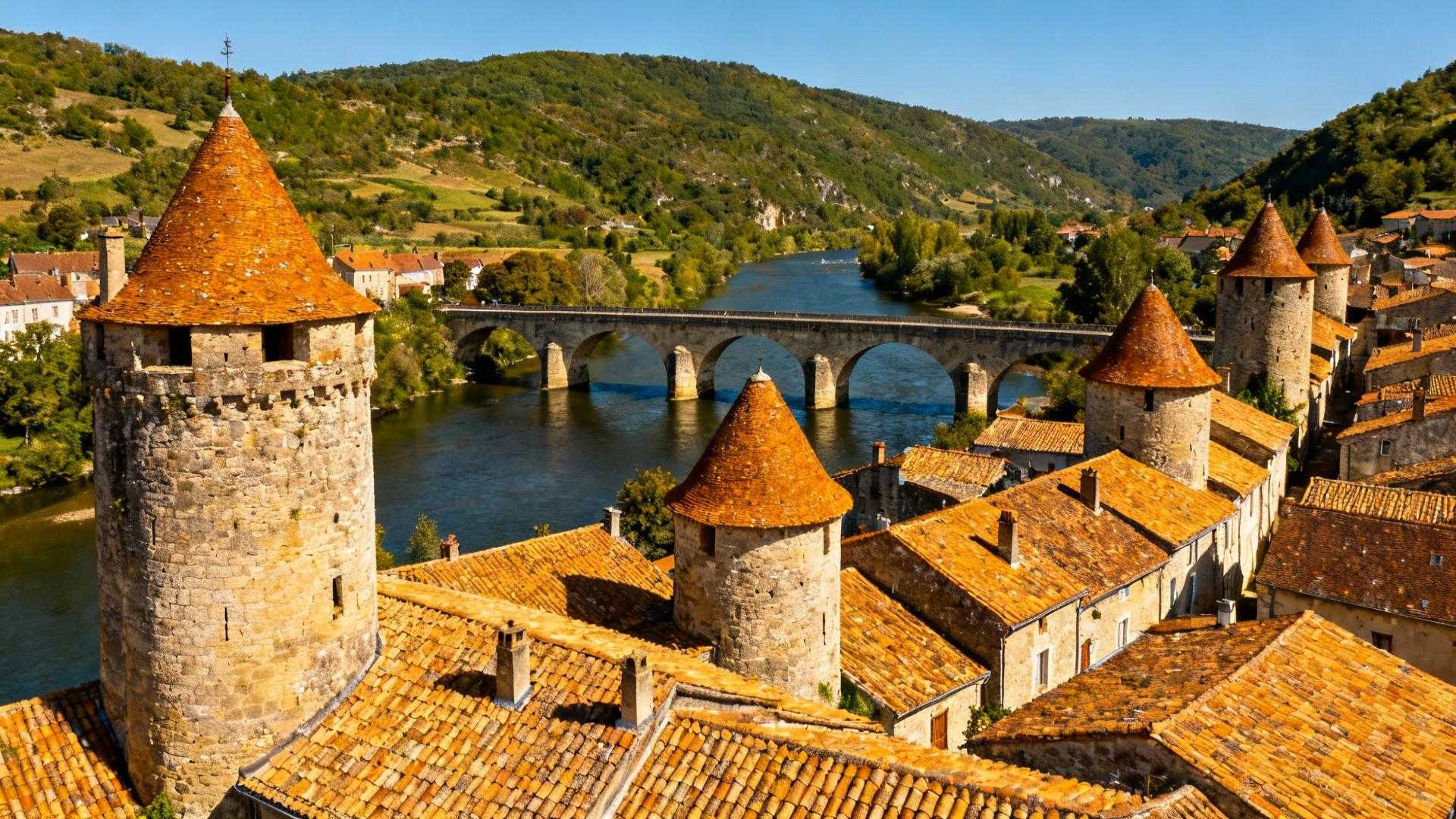 Dix-neuf tours médiévales percent les toits de ce village de 3 700 âmes à 350 kilomètres de Paris
