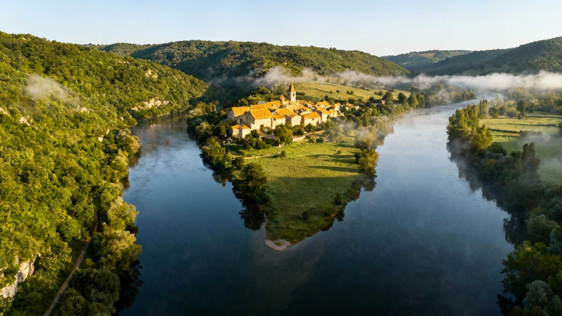 Ce village de 1 038 habitants unit deux communes depuis 1974 au confluent du Thouet
