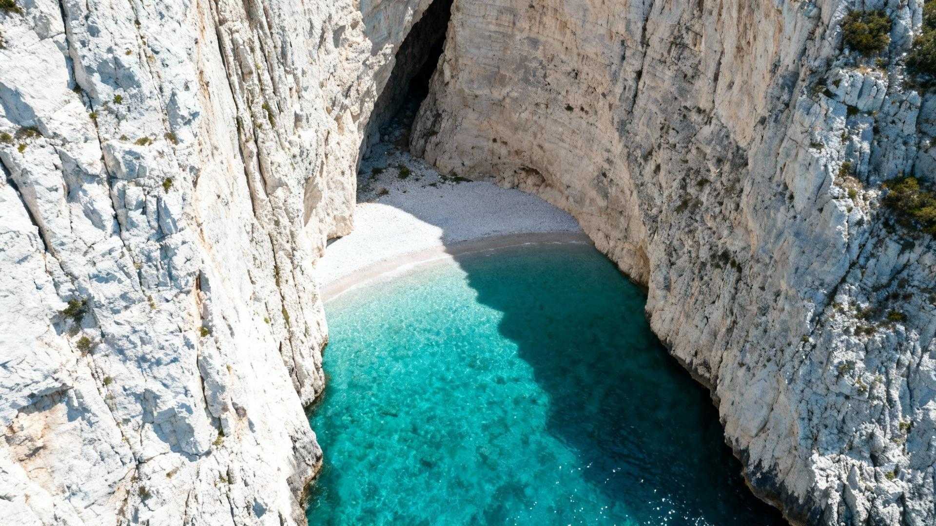 Cette crique croate de 4 mètres coûte 80 € quand Navagio facture 150 €
