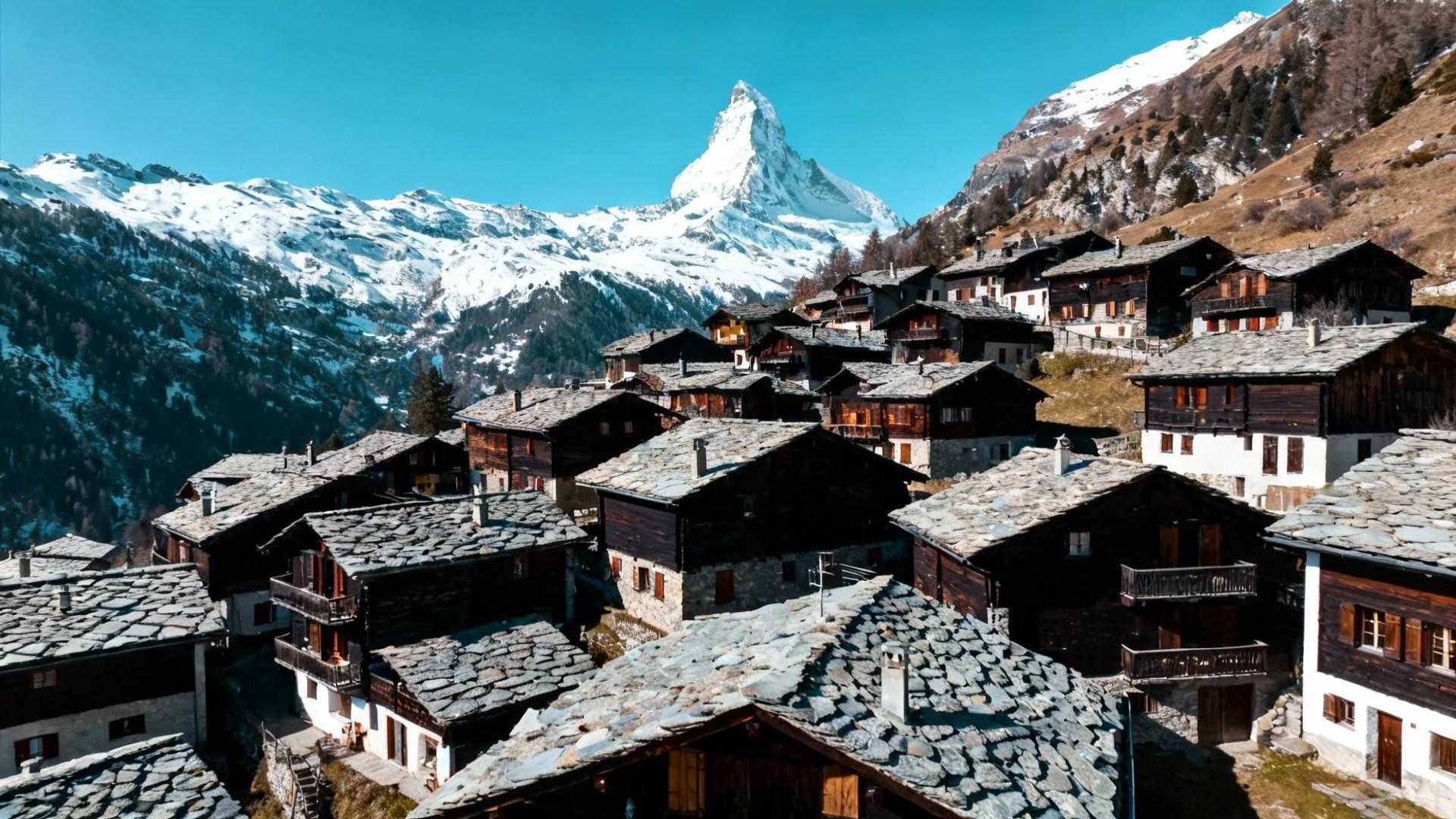 Ce village alpin de 2 893 habitants cache 250 chalets authentiques et un altiport à 1 472 m
