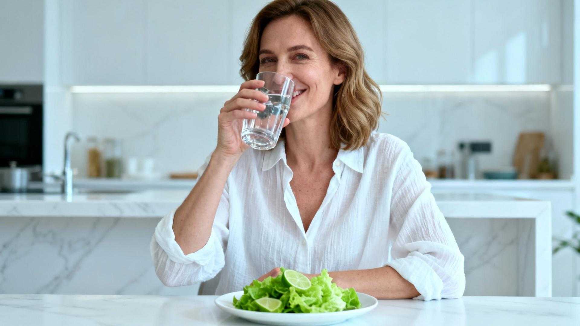 Santé.fr démonte le mythe : boire pendant les repas ne dilue pas vos enzymes
