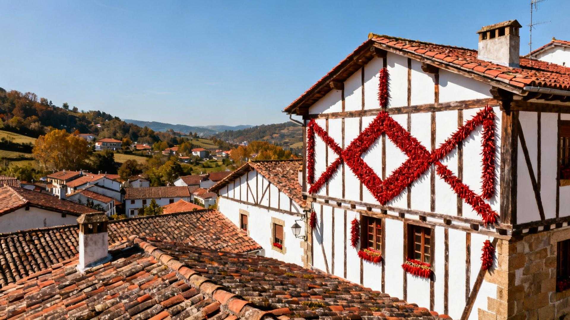 Les 181 producteurs d'Espelette enfilent 40 000 cordes de piment contre un secret agricole vieux de 1650
