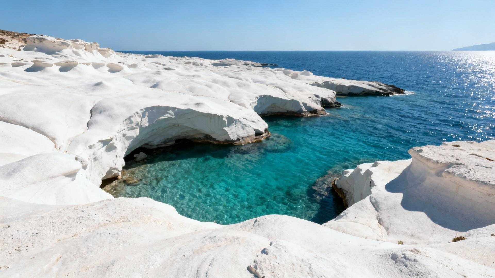 Milos garde 200 mètres de catacombes que 5 000 habitants protègent des 2 millions de touristes de Santorini
