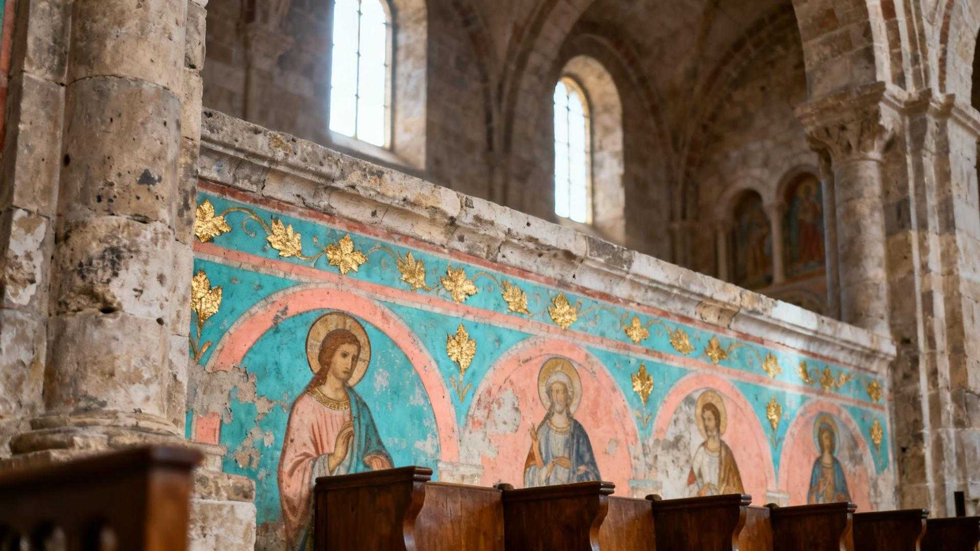 Dans ce village de 150 habitants, des abeilles gardent des fresques du XIe siècle
