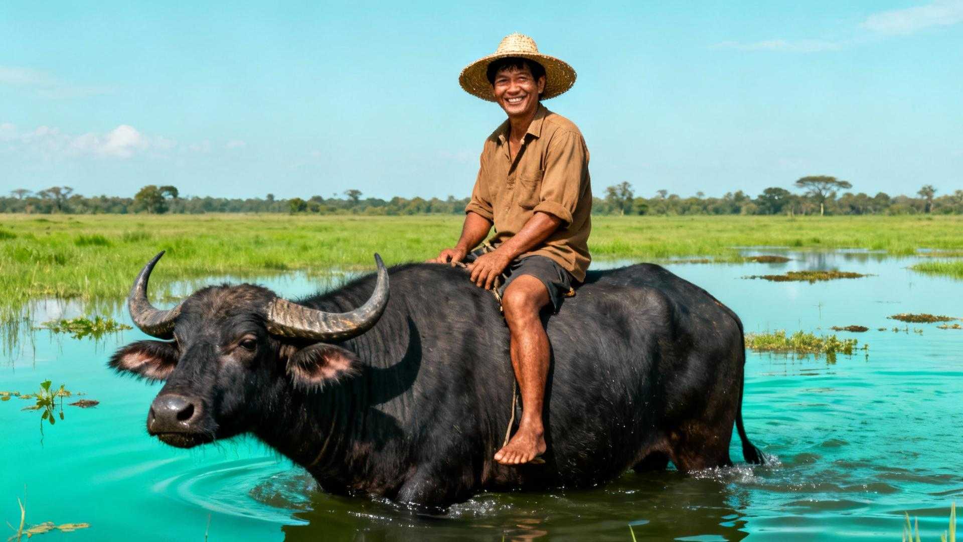 500 000 buffles traversent cette île brésilienne de 50 000 km² ignorée des cartes

