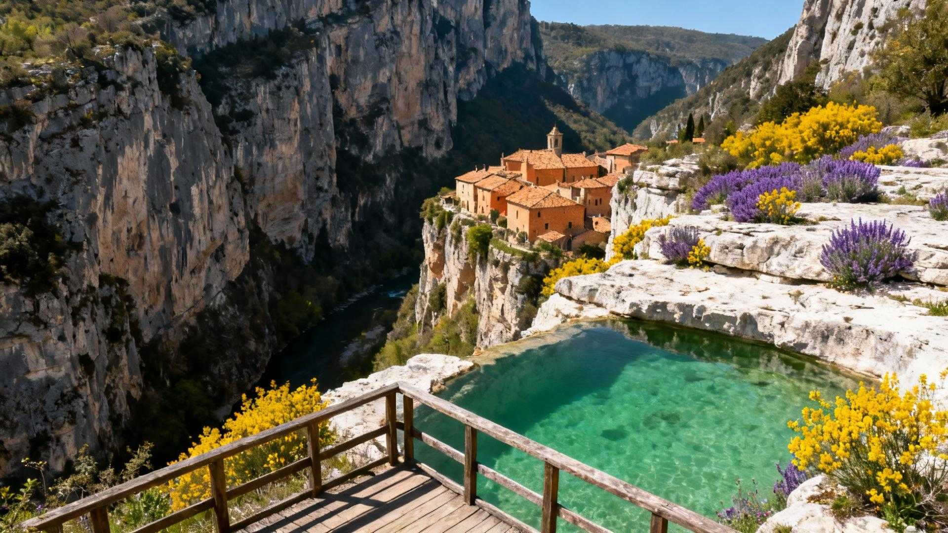 Ce village de 500 âmes cache des eaux vertes que Rocamadour ignore
