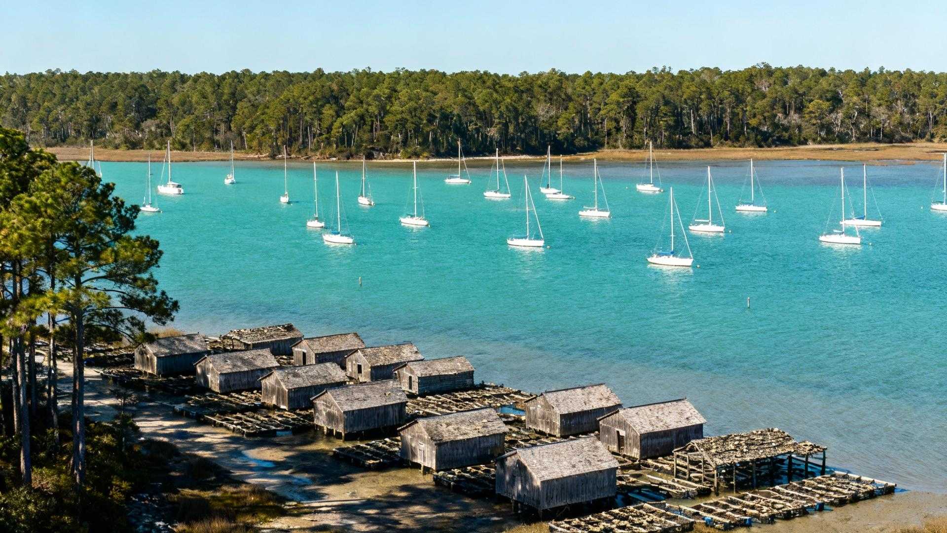 Ce lac landais de 99 hectares se vide et se remplit deux fois par jour
