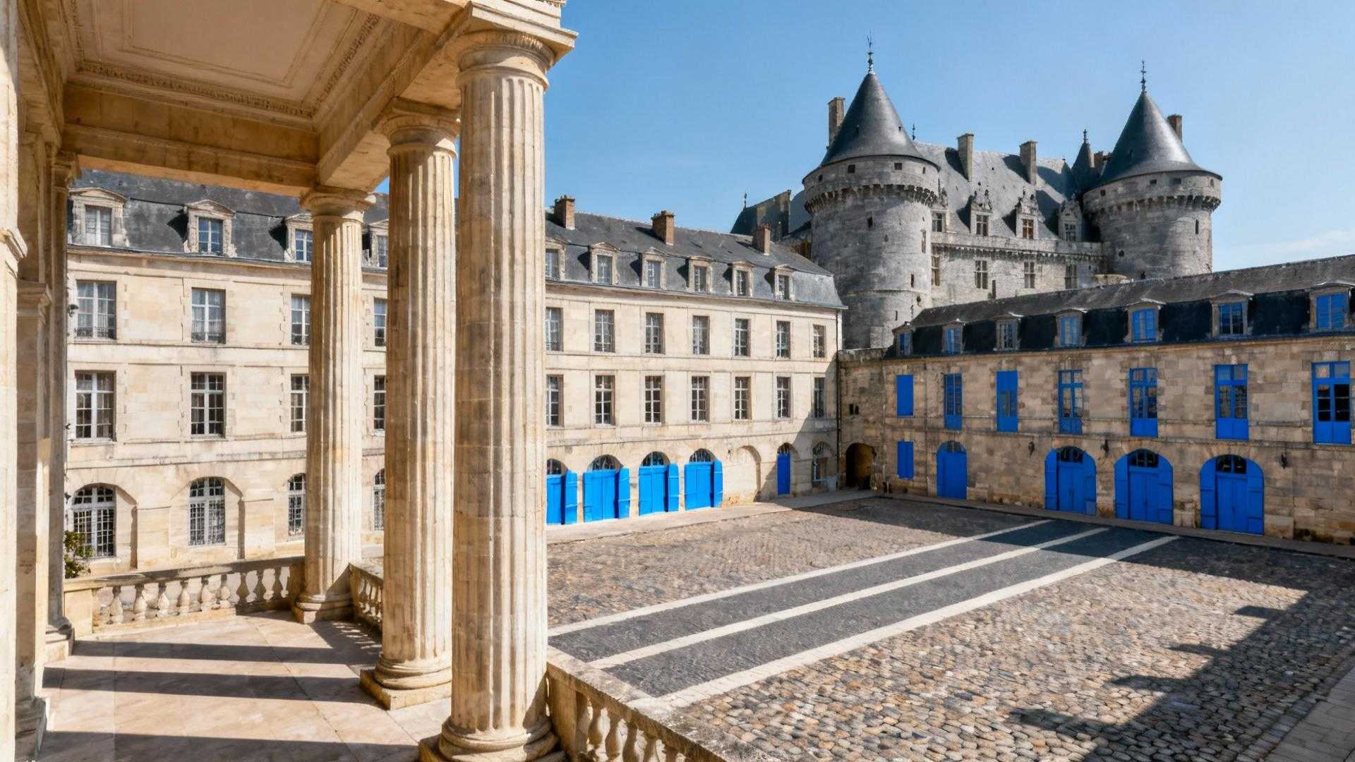 Ce château du XVe siècle cohabite avec une cité napoléonienne à 14 500 habitants
