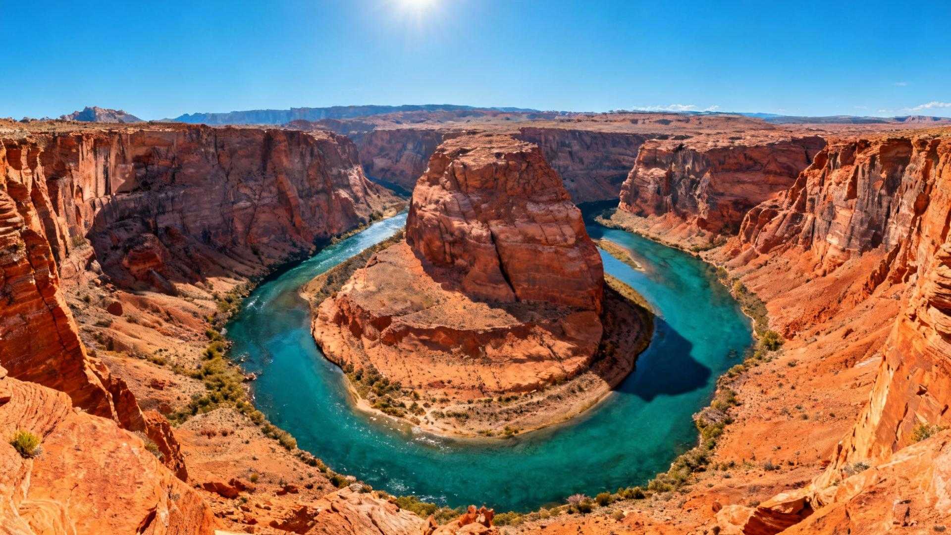 À 300 mètres du vide, ce méandre en U parfait attire 787 000 visiteurs pour 8 €
