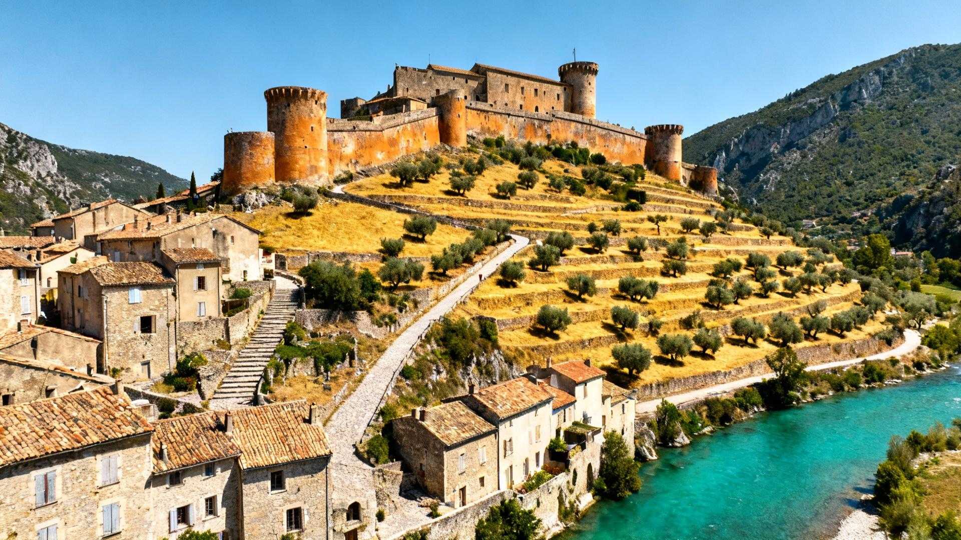 Ce village de 735 habitants garde une citadelle Vauban que 90% moins de touristes visitent qu'Èze
