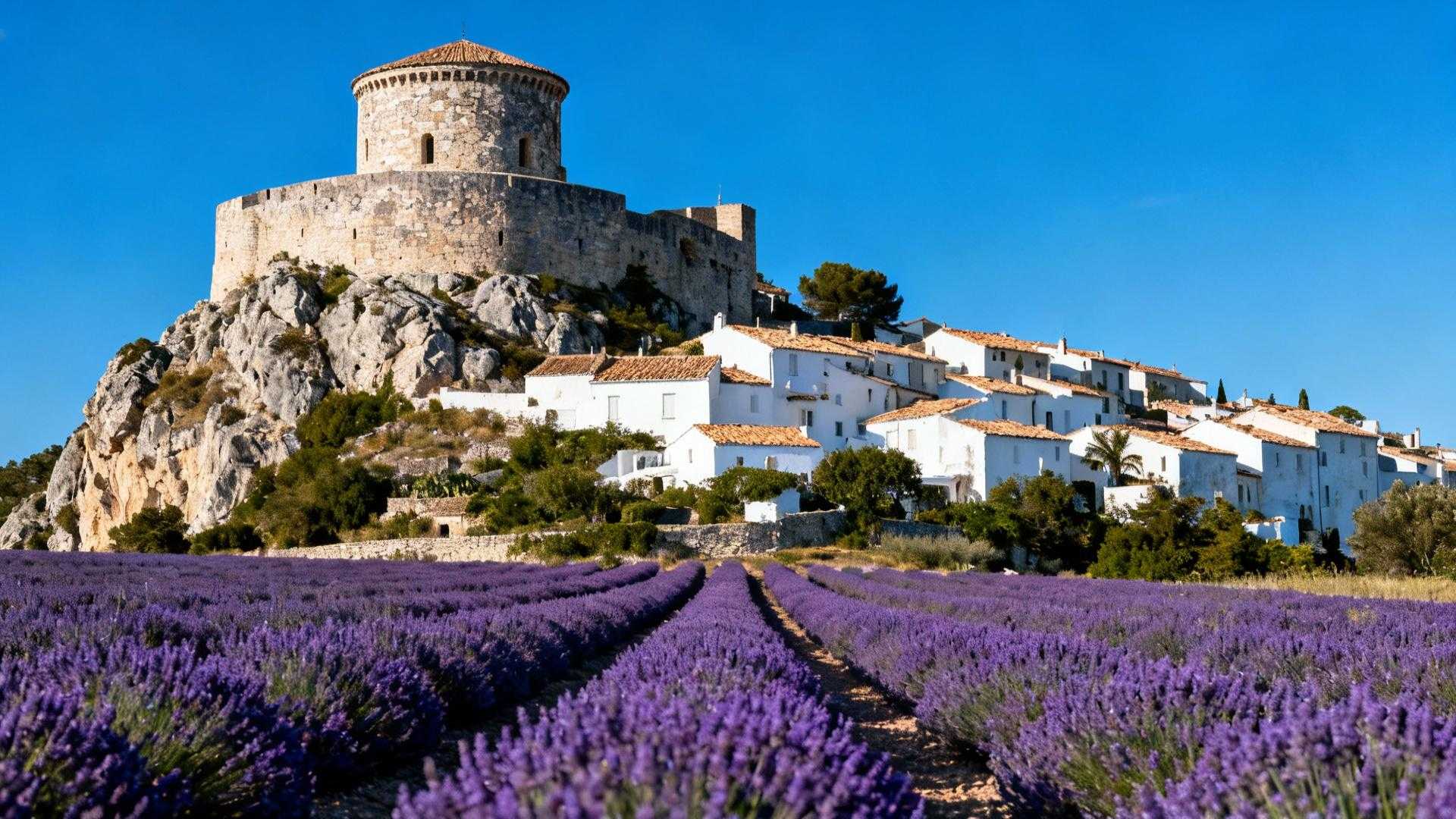 Ce village de 600 habitants cache un donjon du XIIe siècle où chantaient les troubadours
