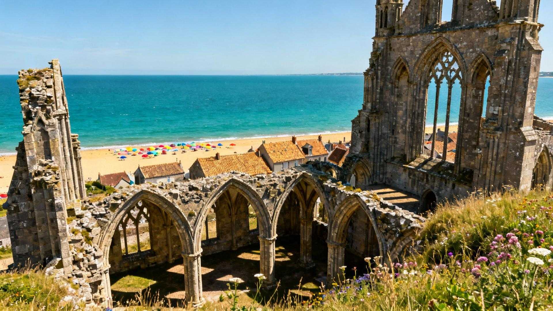 Cette station balnéaire normande cache une église fantôme que 90% des baigneurs ne voient jamais
