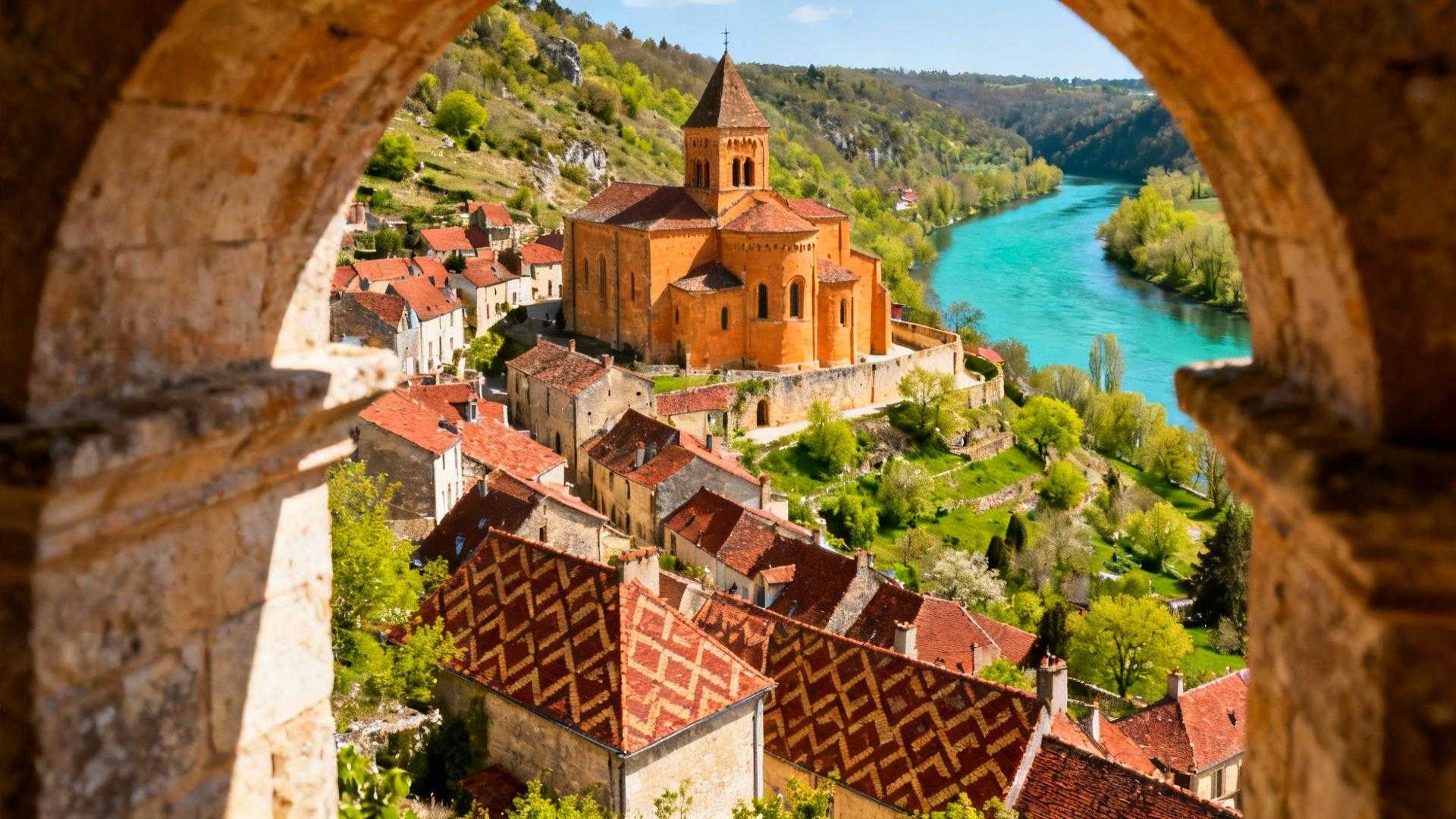 Ce village de 1 310 habitants cache un tympan de 1130 que peu de voyageurs connaissent

