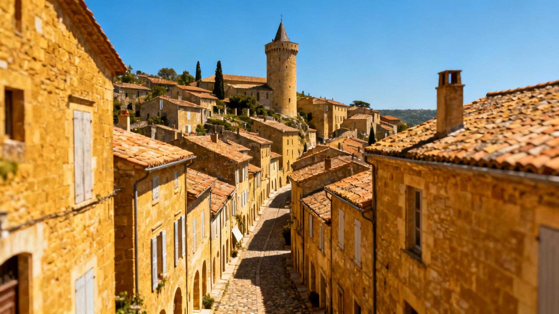 Ce village de 800 âmes rassemble 10 monuments sur 800 mètres de ruelles
