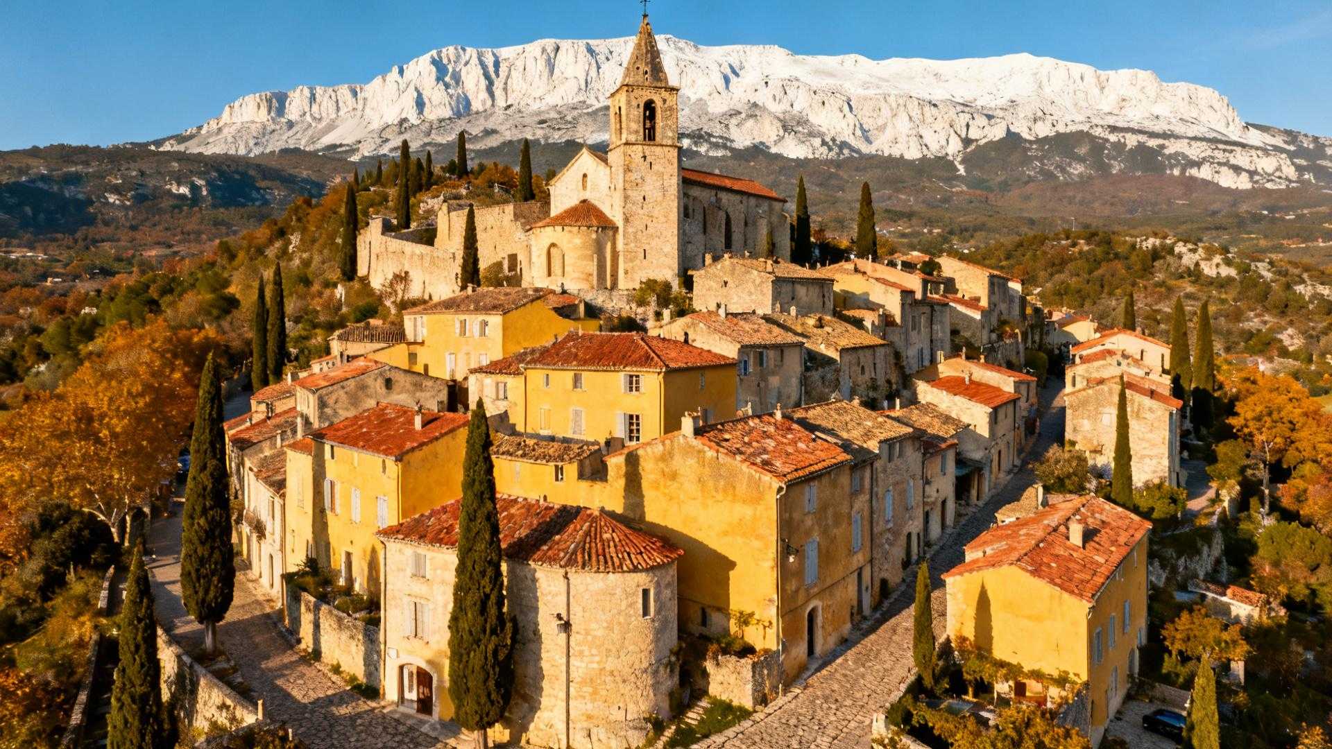 Ce village de 2903 âmes garde une église fortifiée par un pape en 1309
