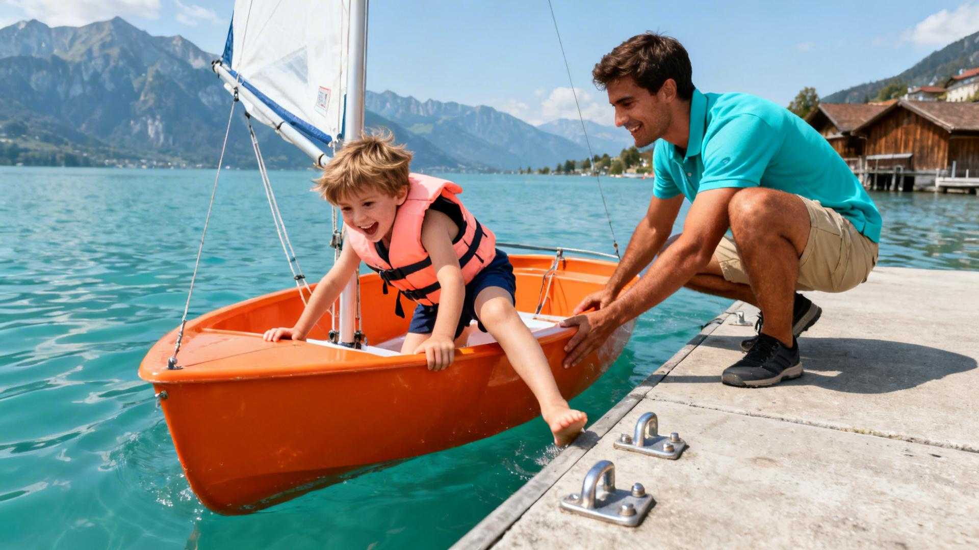 Ce lac de 6400 m² accueille les enfants dès 4 ans pour 135 € la semaine
