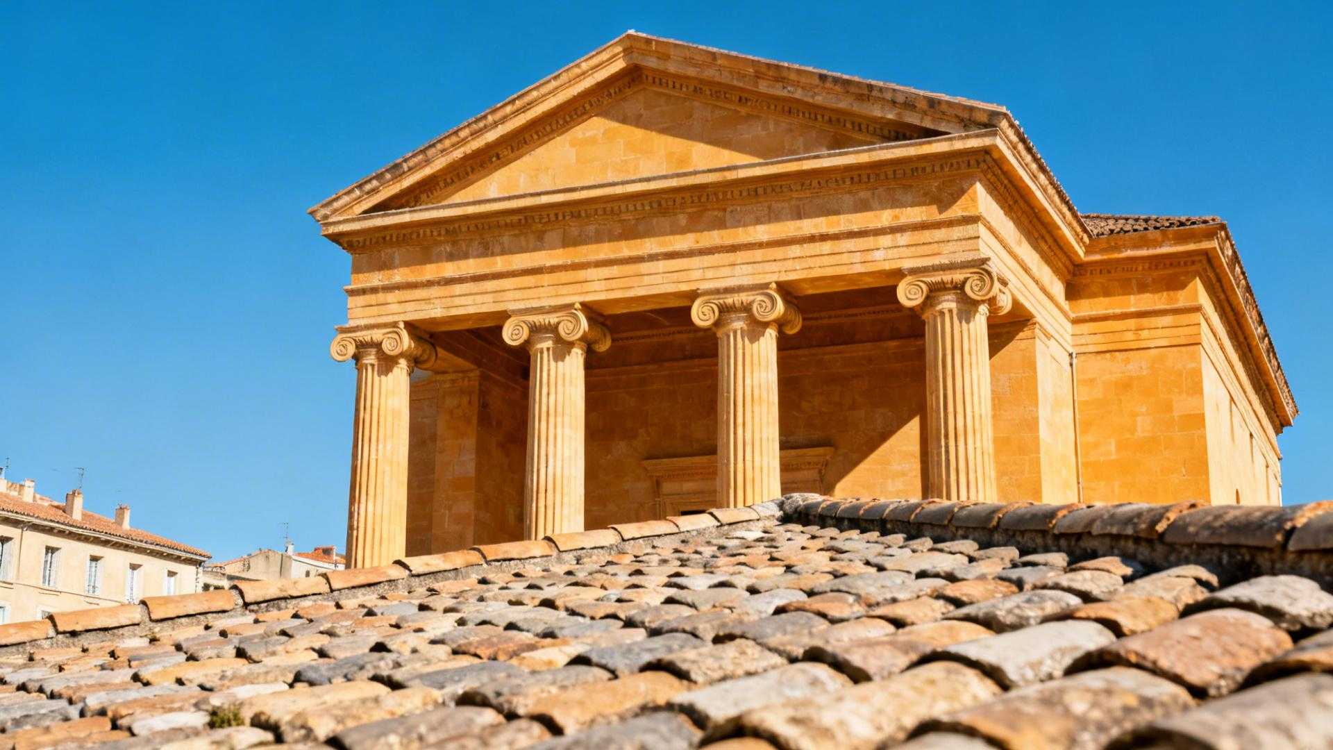 Ce village de 13 000 âmes garde le seul temple protestant à colonnes ioniques de France
