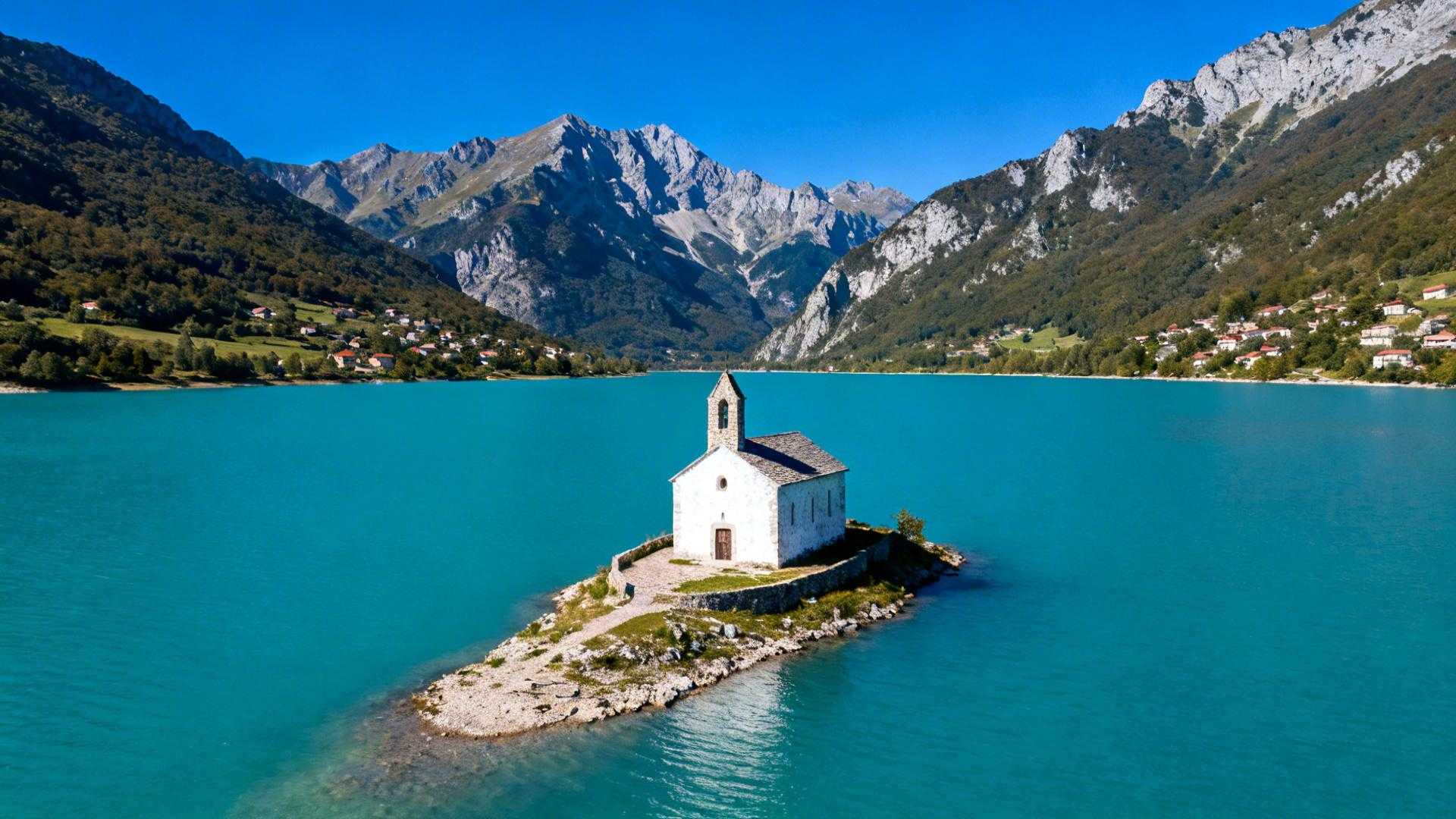 Ce village de 307 habitants garde une chapelle du XIe siècle que le lac devait noyer
