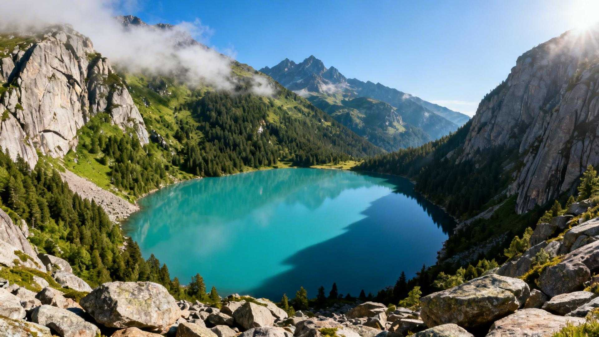 Ce lac de 7 hectares cache 1 060 000 m³ et un carrosse d'or depuis 1699